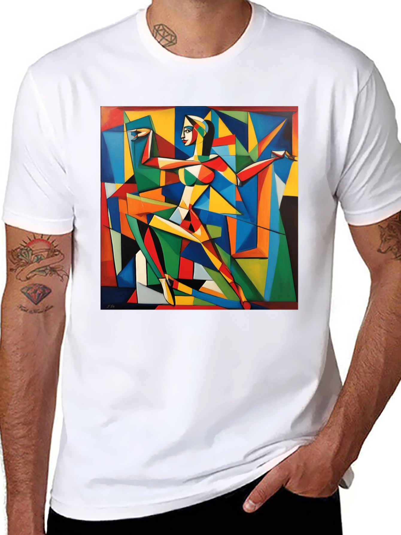 Abstract Geometric Art T-Shirt