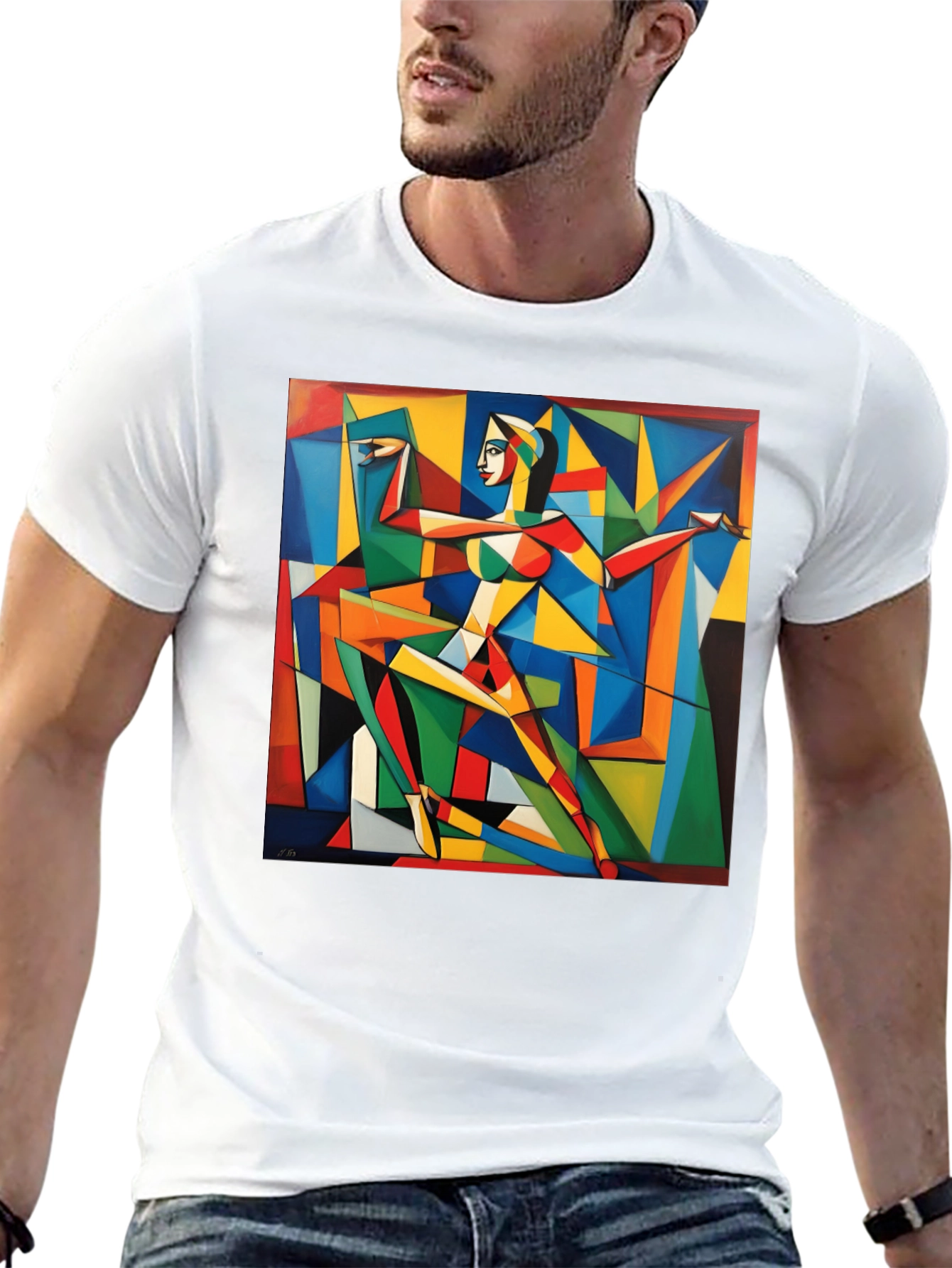 Abstract Geometric Art T-Shirt