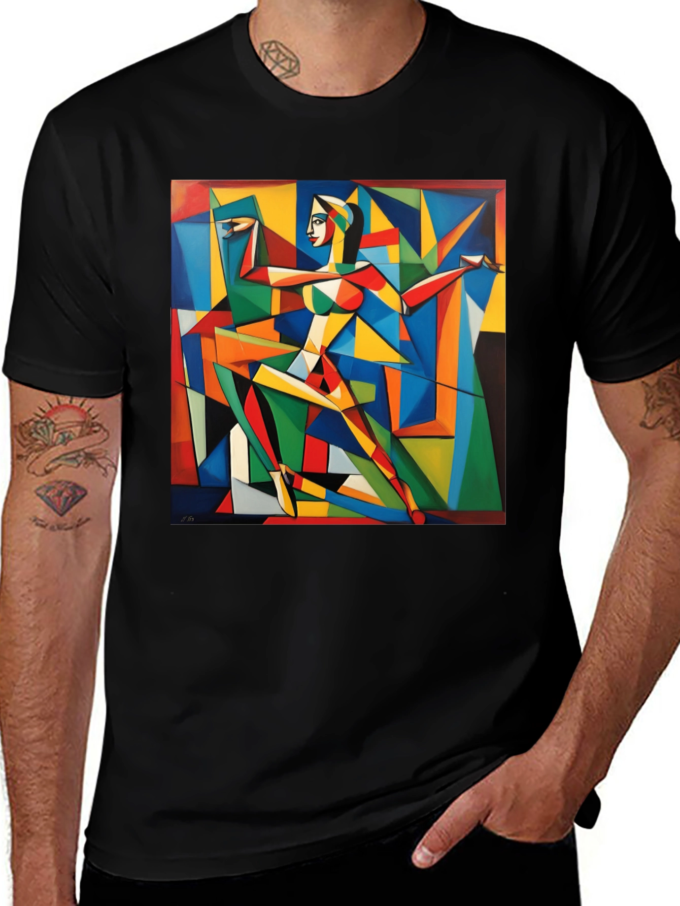 Abstract Geometric Art T-Shirt