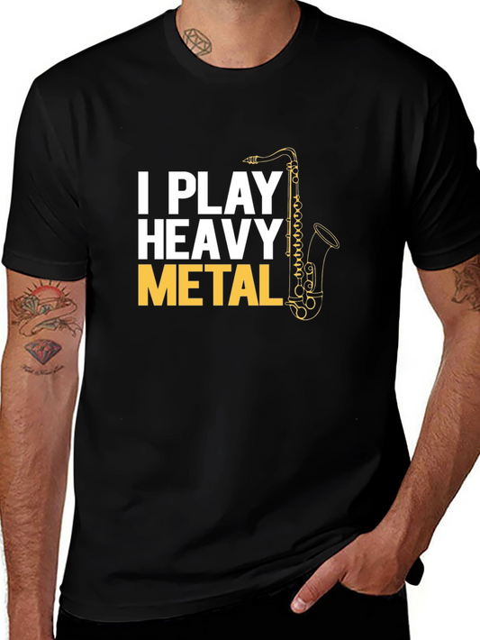 I Play Heavy Metal Saxophone T-Shirt