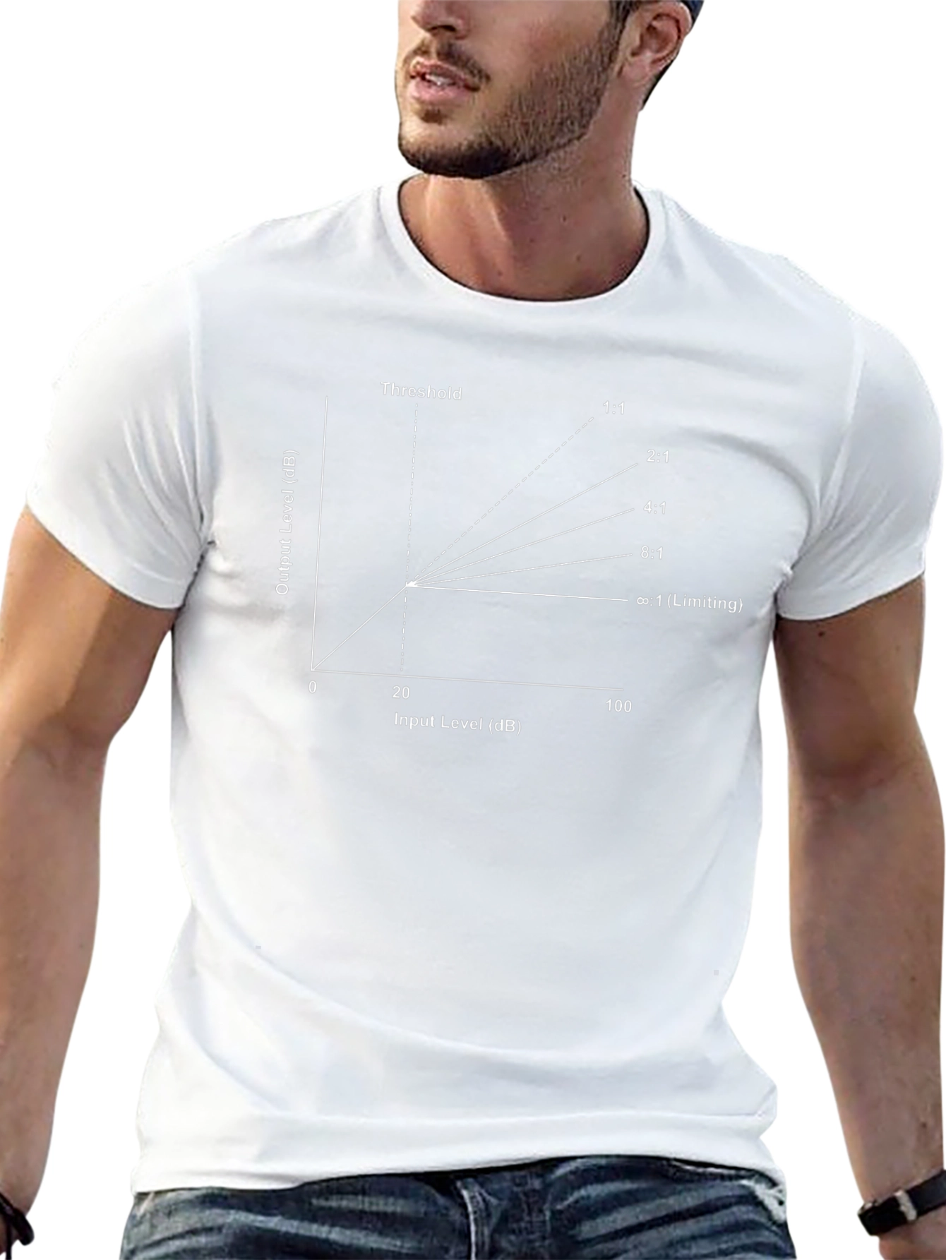 Compressor Ratio T-Shirt - Audio Engineer Gift