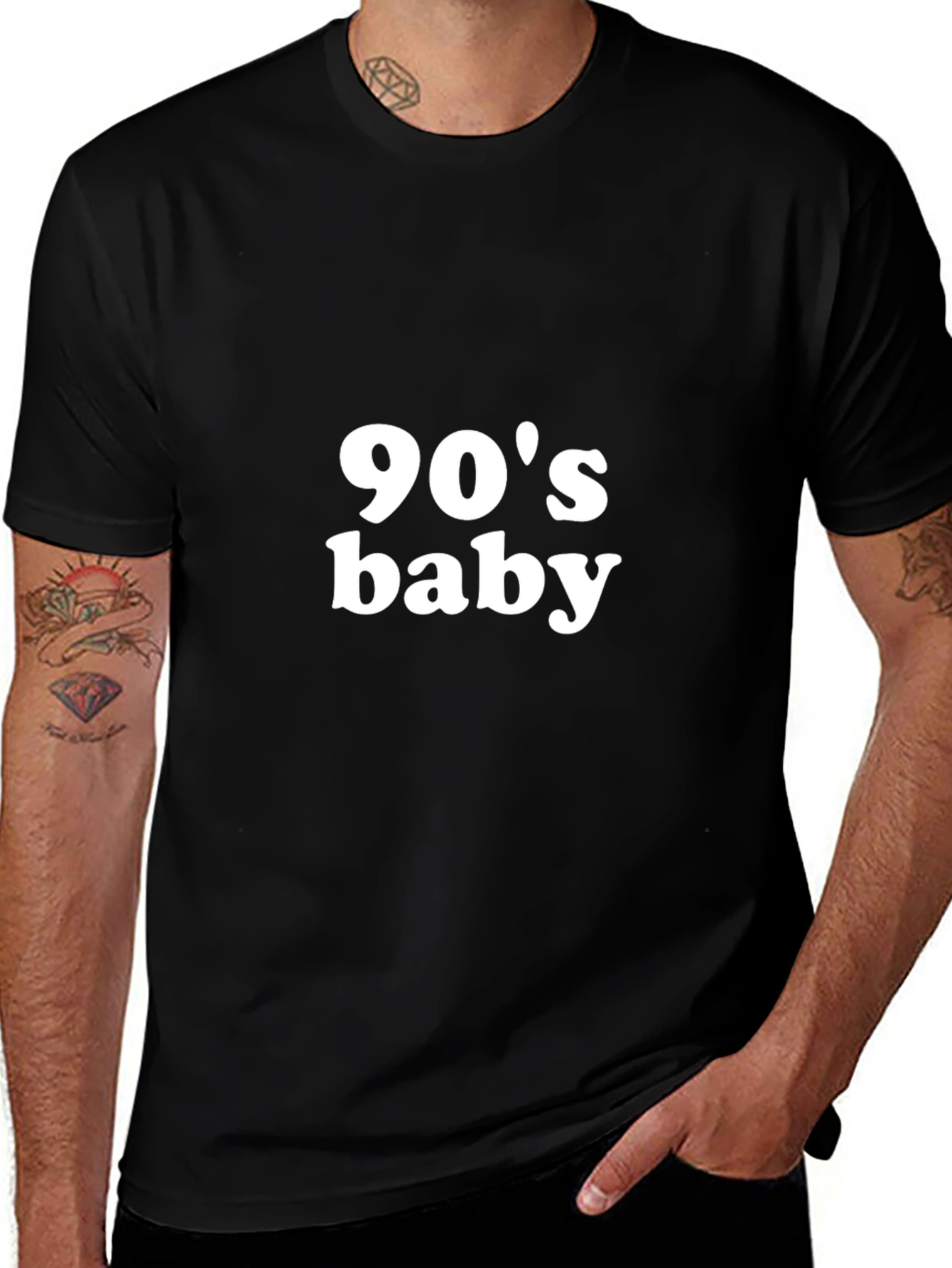90s Baby Graphic Tee - Retro Style