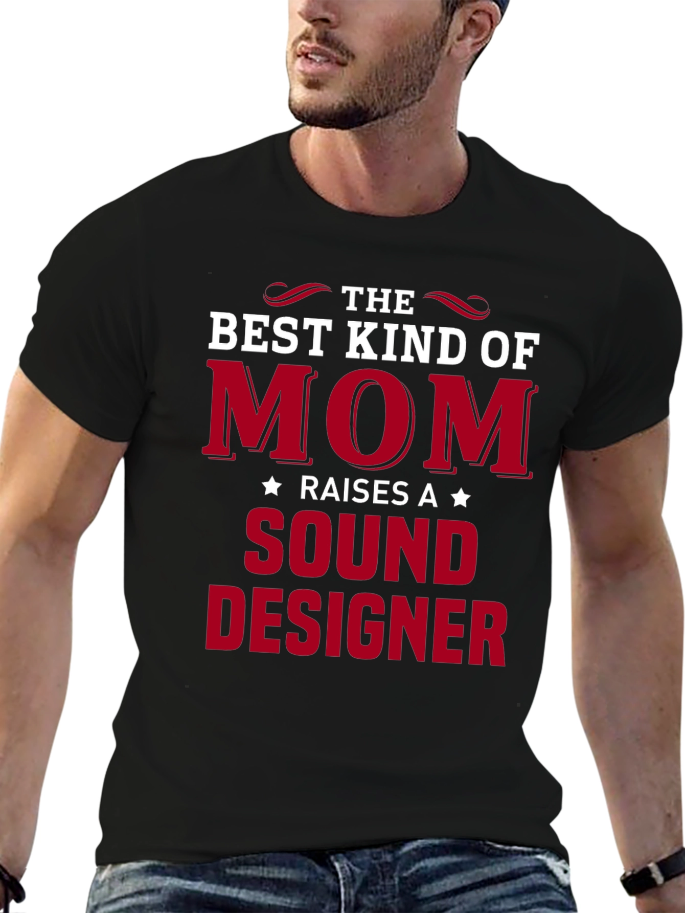Best Kind of Mom Sound Designer Graphic T-Shirt
