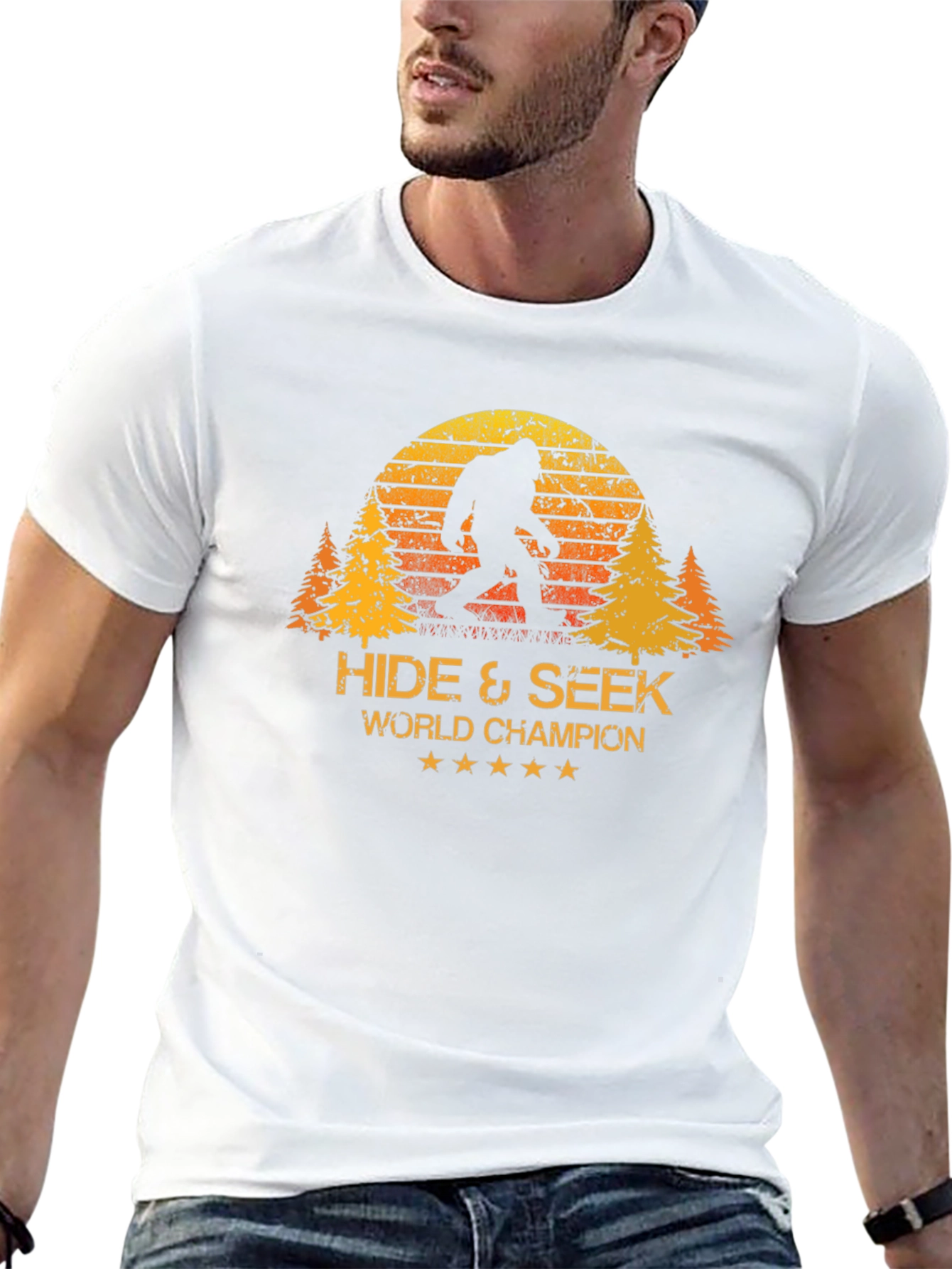 Hide & Seek World Champion Bigfoot Black T-Shirt