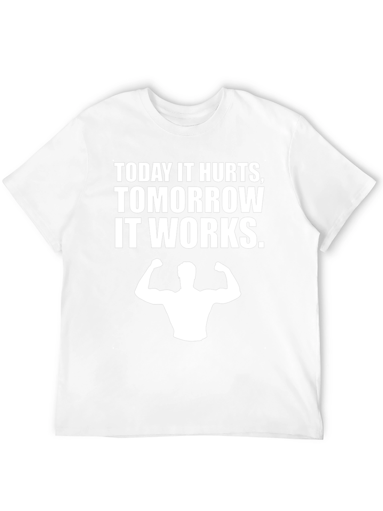 Motivational Workout T-Shirt - Today It Hurts