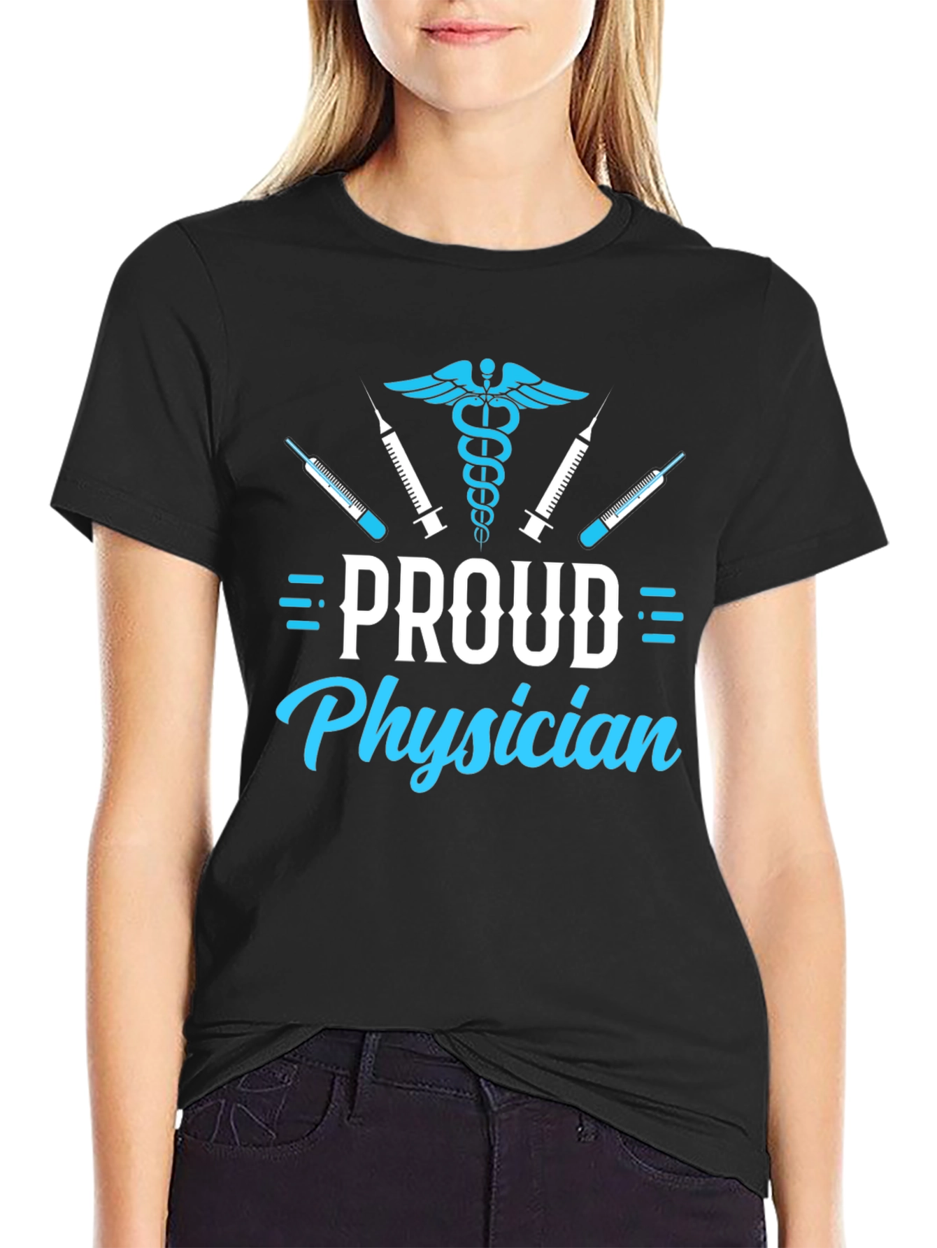 Proud Physician Graphic T-Shirt - Medical Profession Apparel