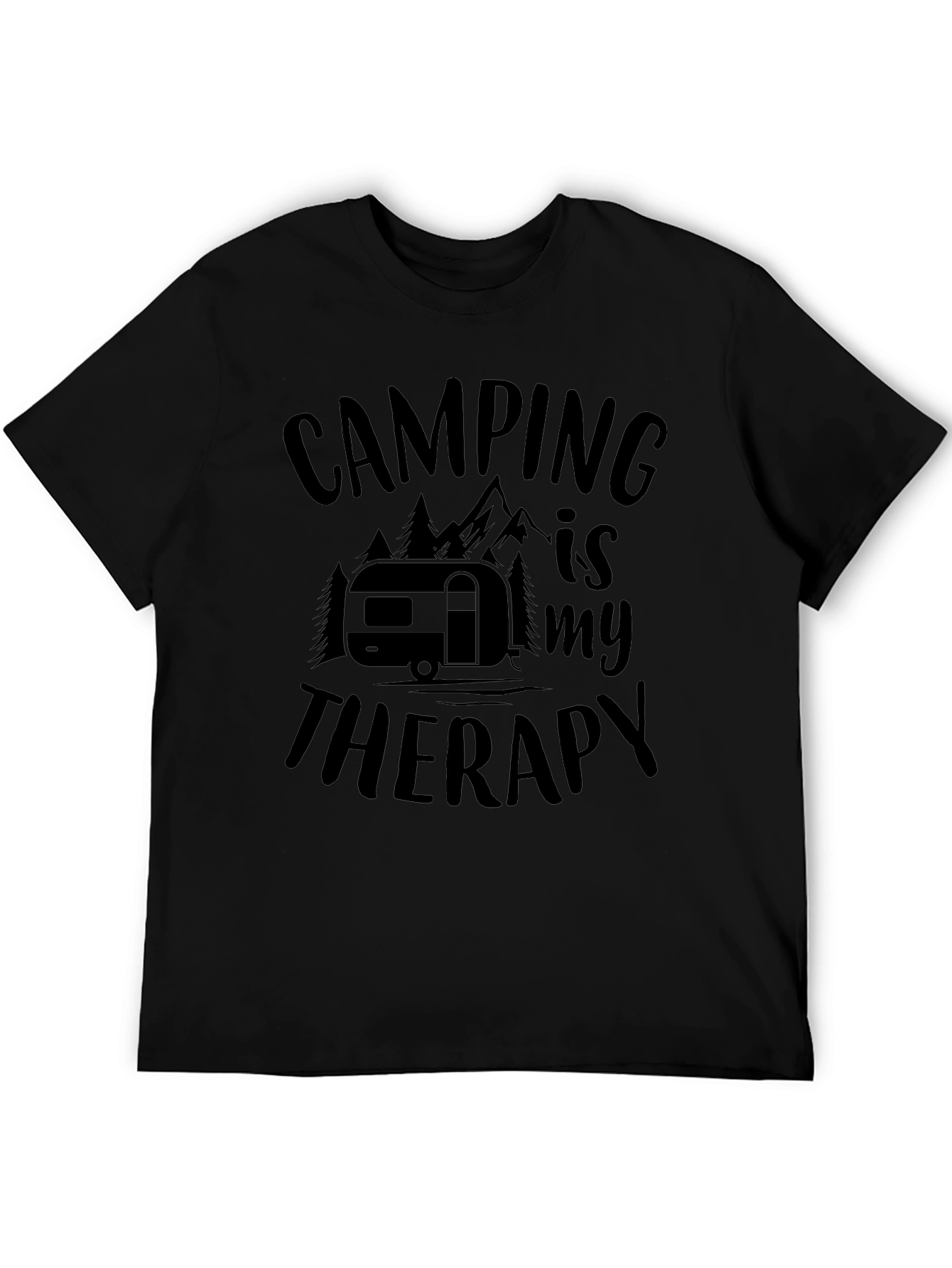 Camping is My Therapy Graphic Tee