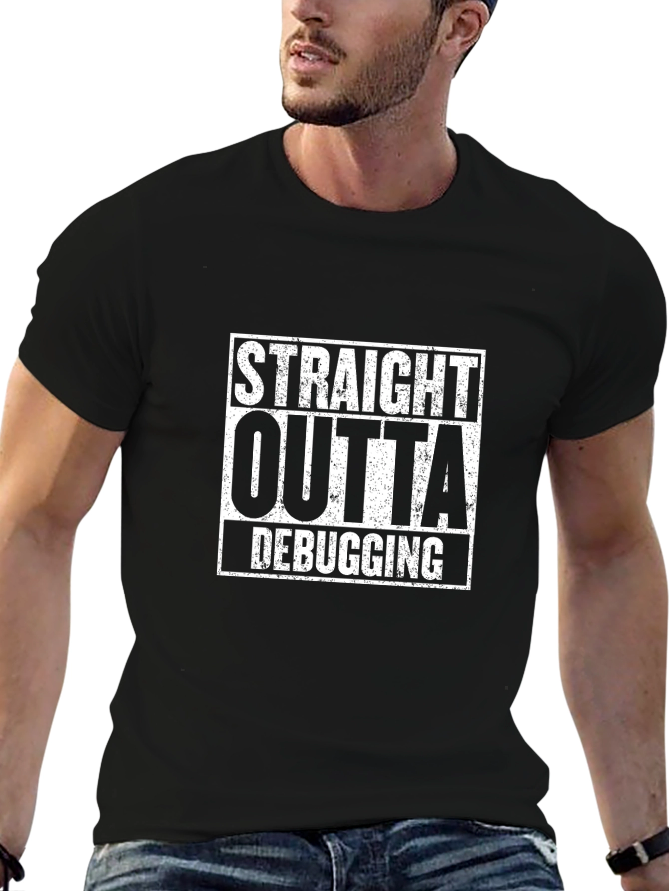 Straight Outta Debugging T-Shirt - Programmer Humor Tee