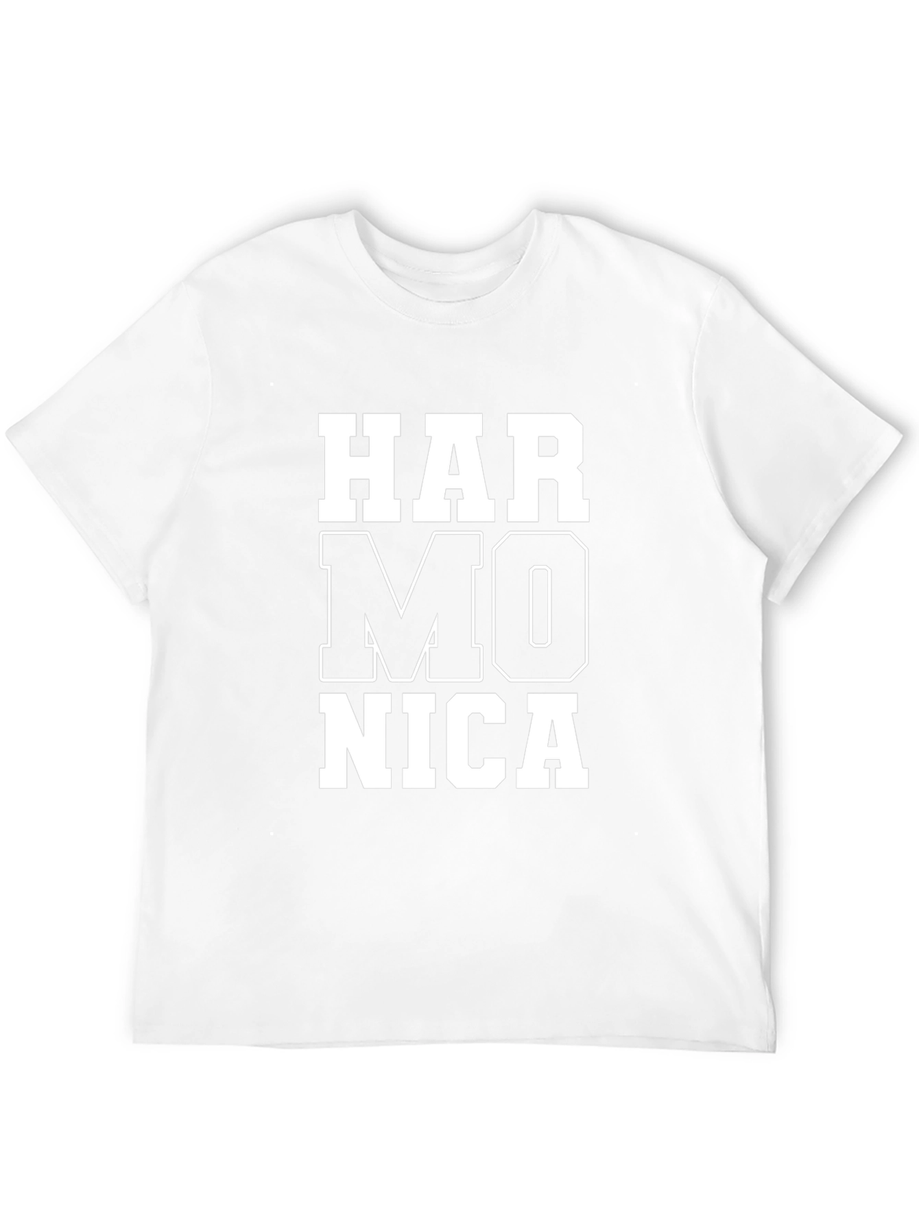 Harmonica Graphic Tee - Music Lover T-Shirt
