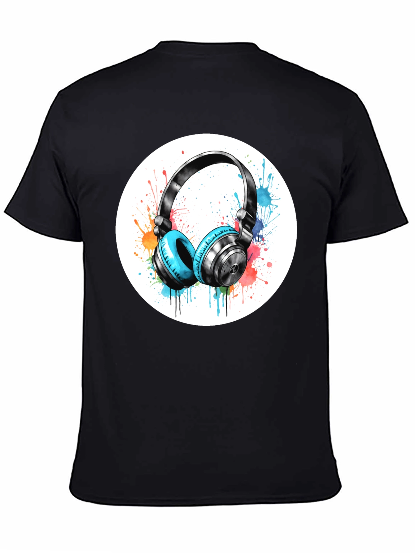 Stylish Headphone Graphic Tee - Music Lovers Shirt