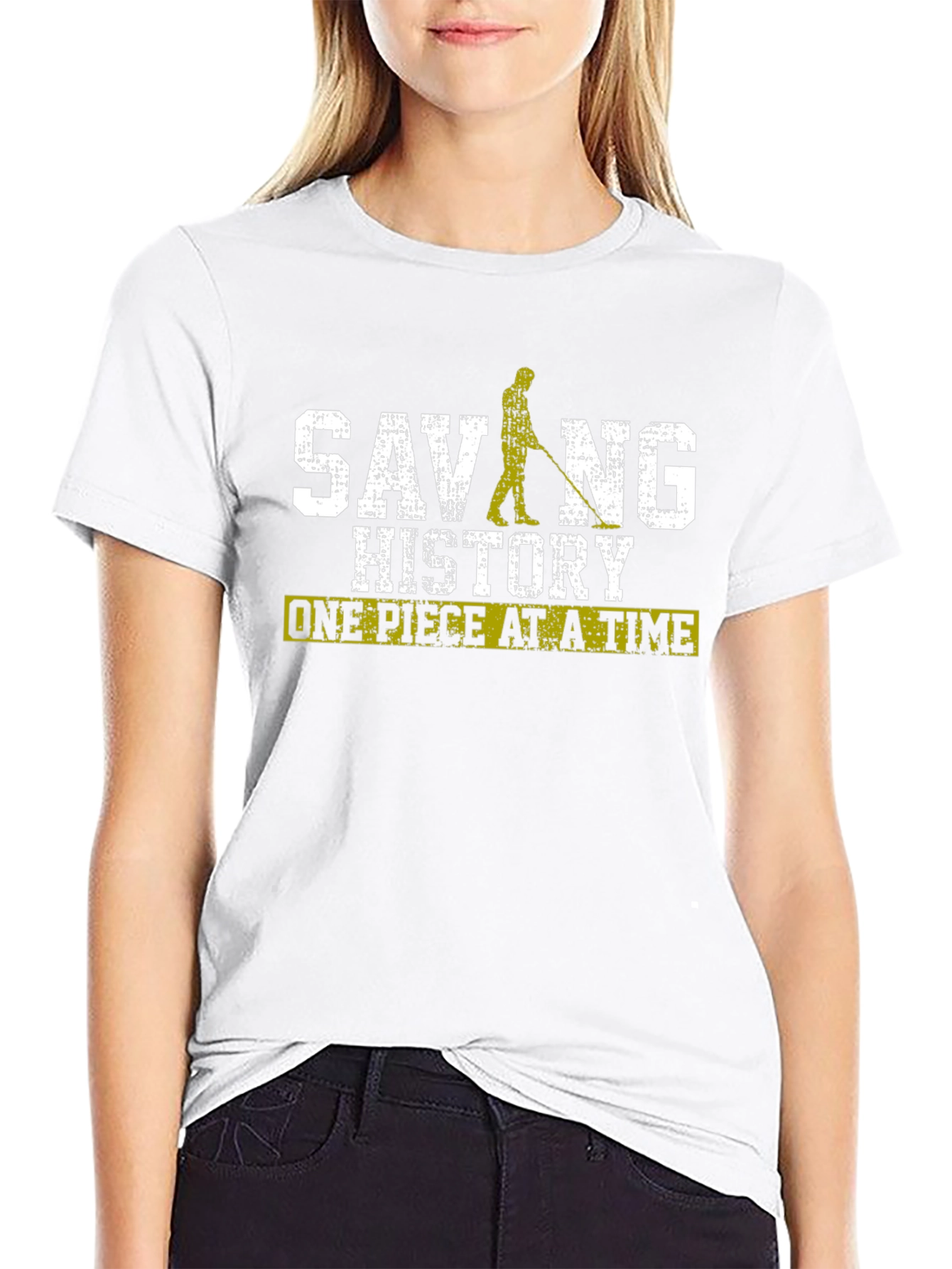 Saving History T-Shirt Metal Detecting Tee