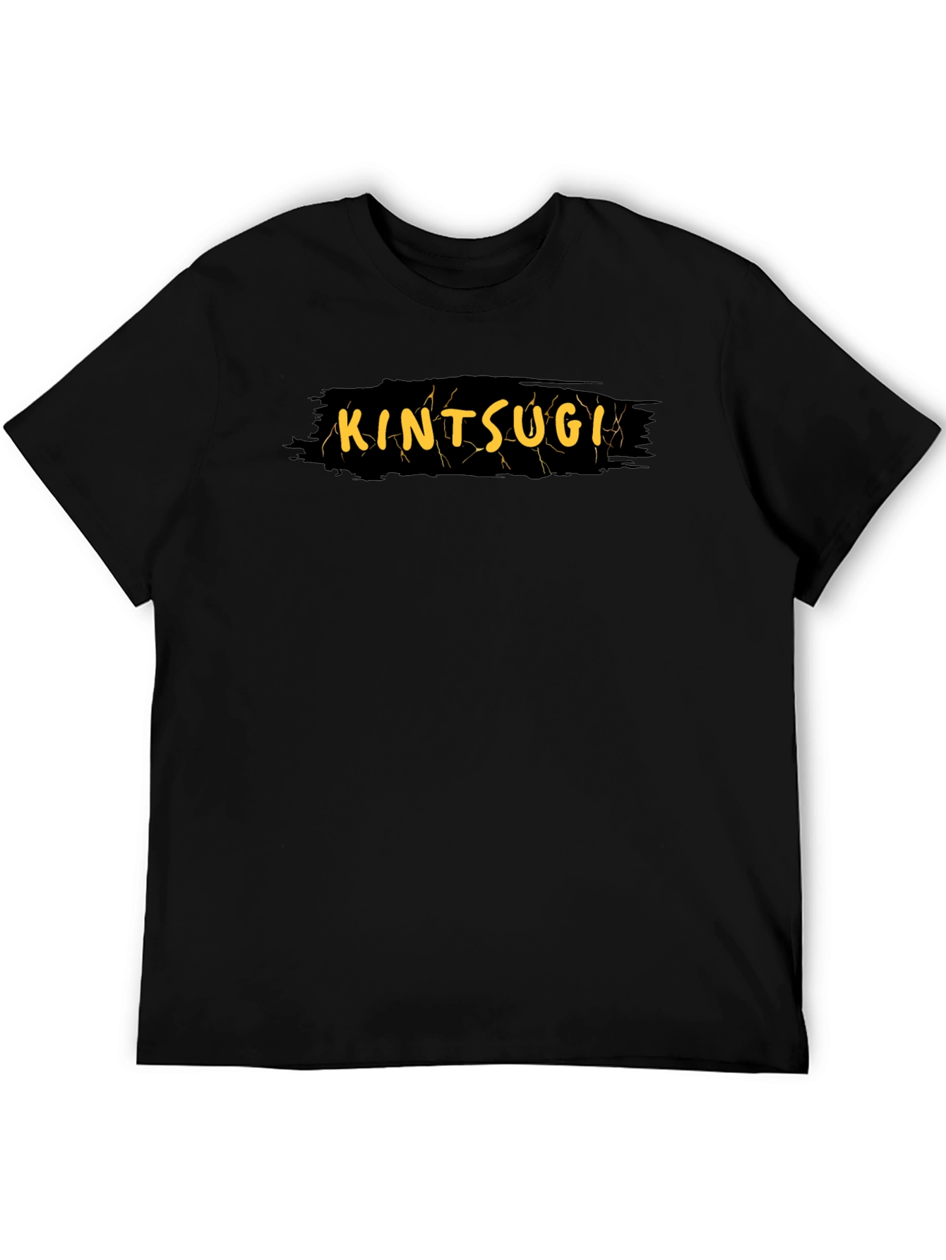 Kintsugi Graphic Tee - Black Crew Neck