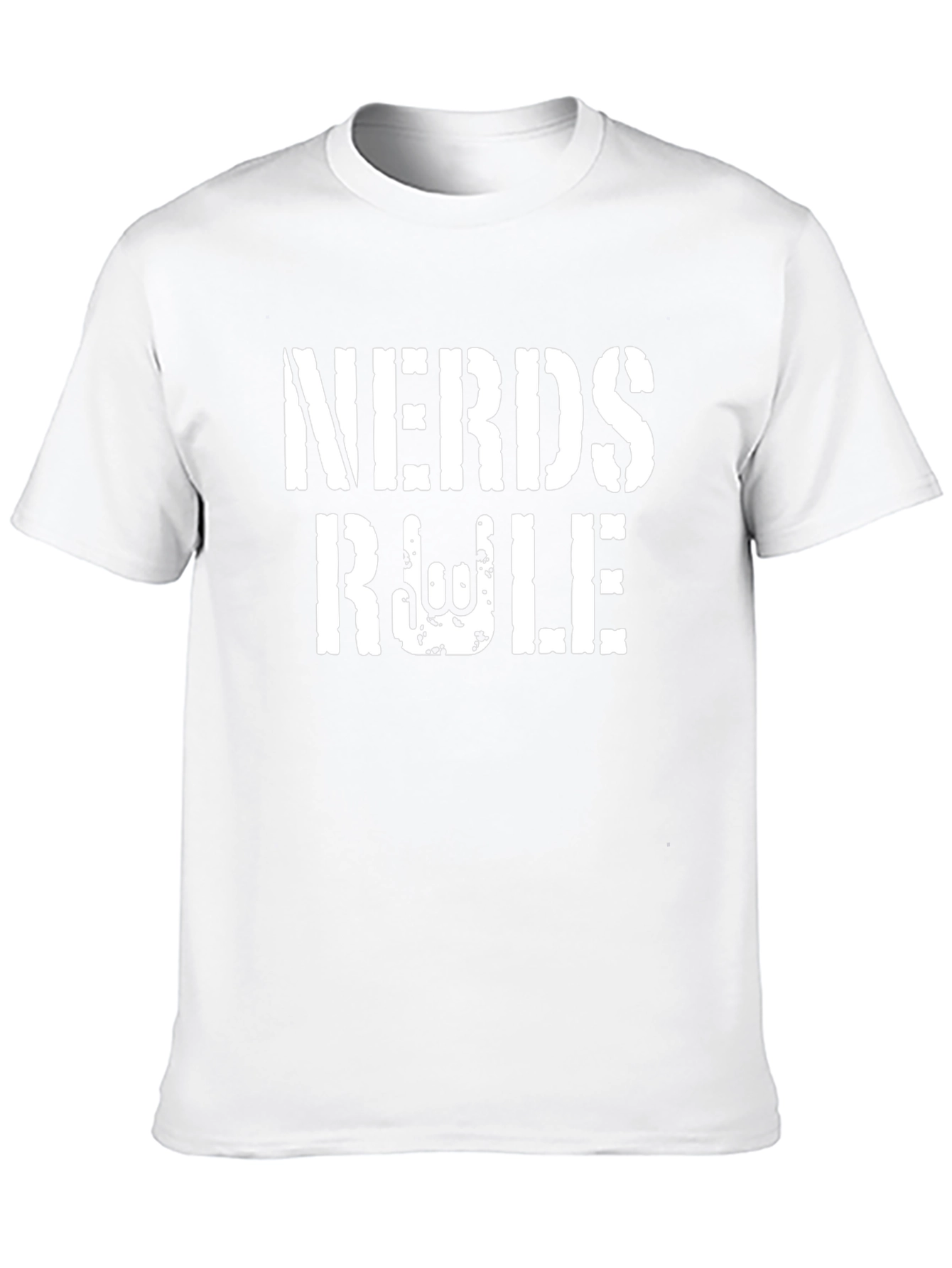 Nerds Rule Black Graphic Tee