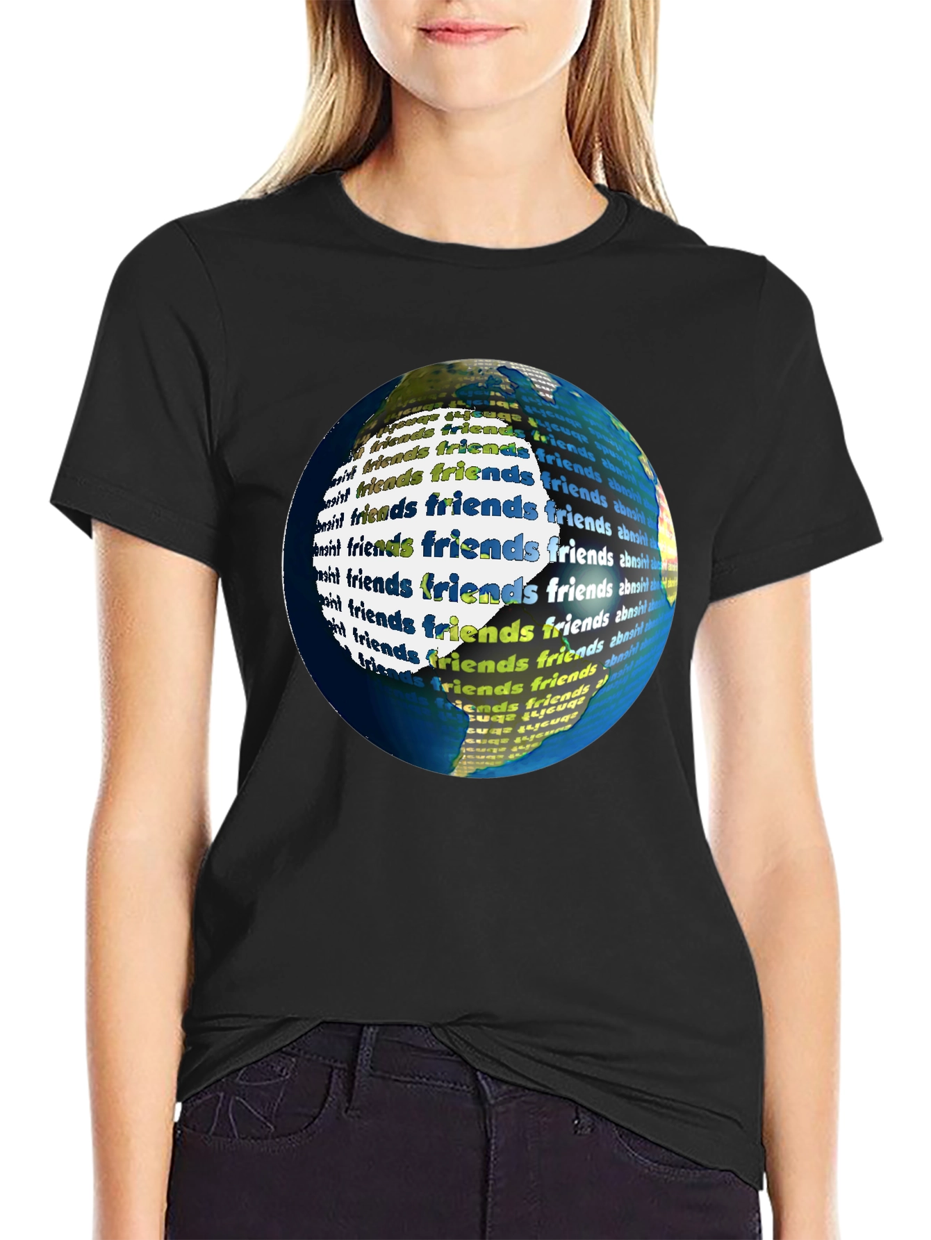 Friends Around the World Graphic Tee