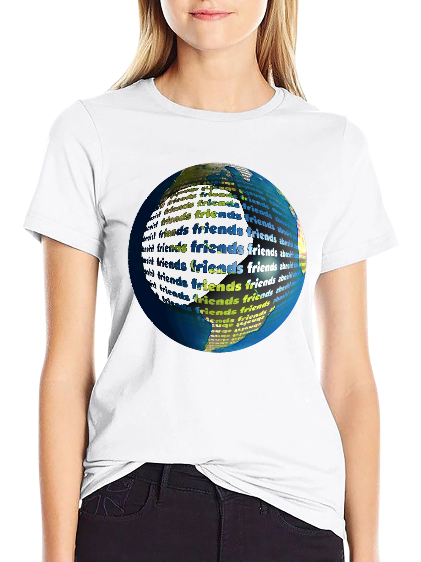 Friends Around the World Graphic Tee