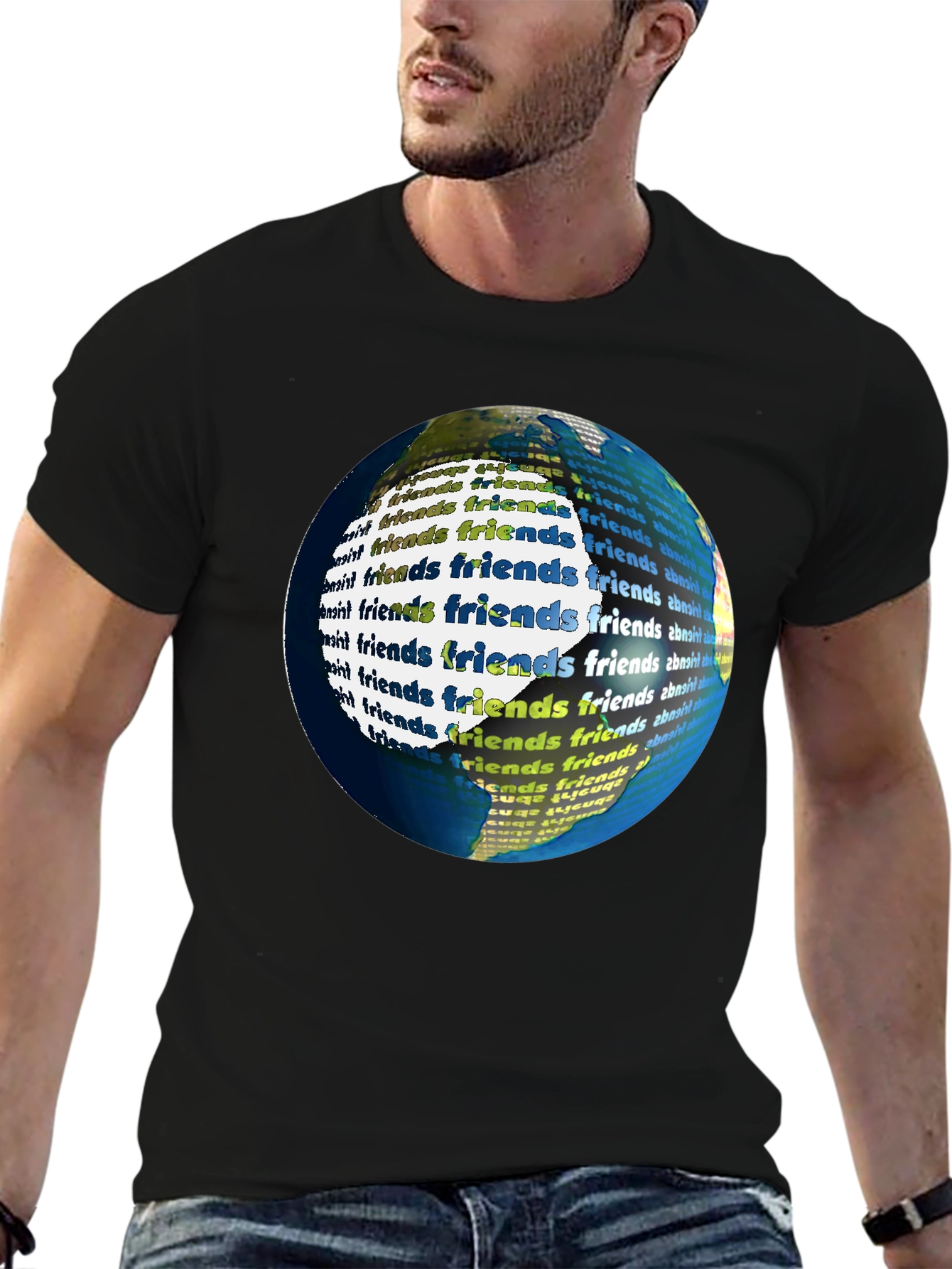 Friends Around the World Graphic Tee