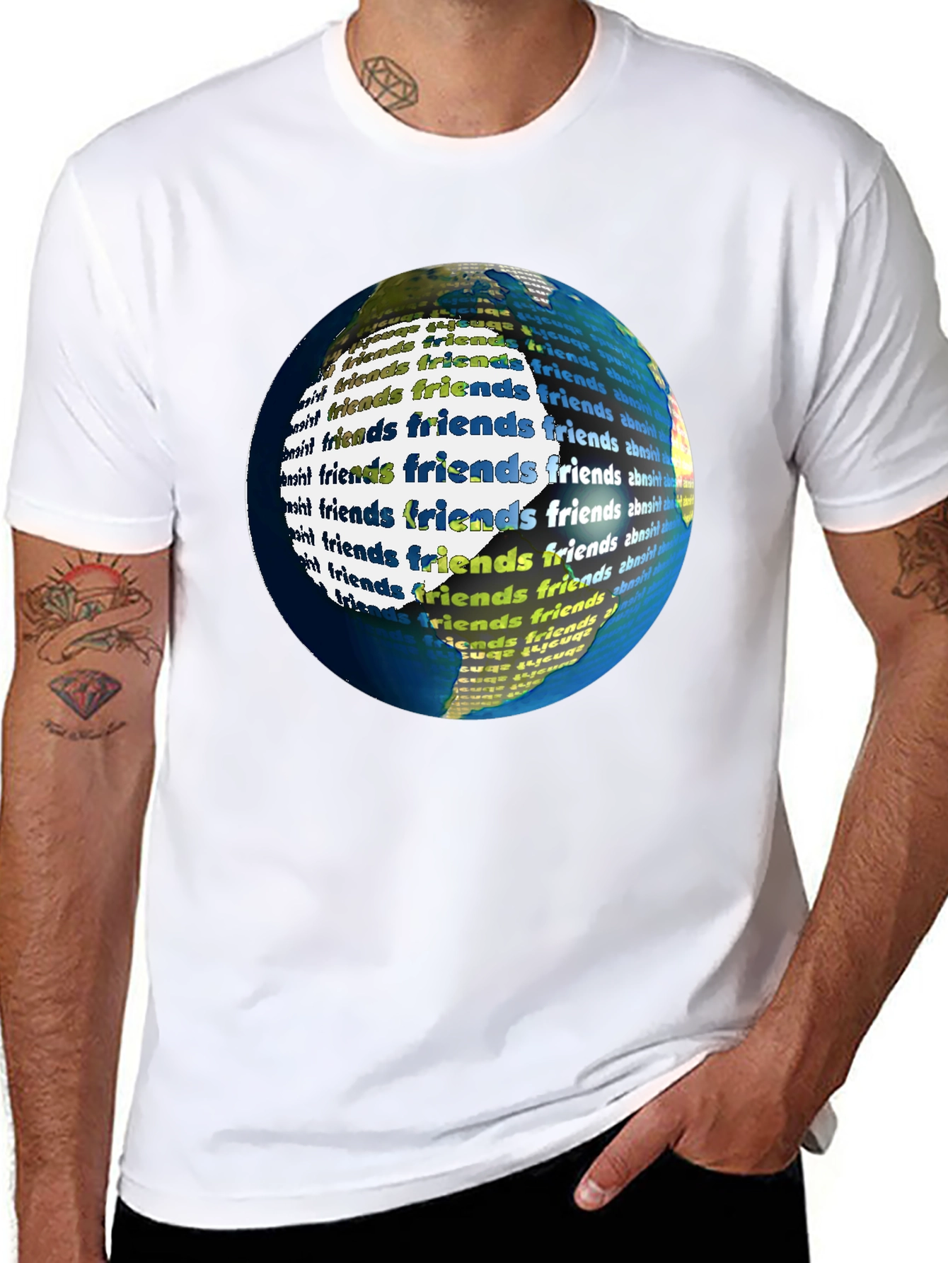 Friends Around the World Graphic Tee
