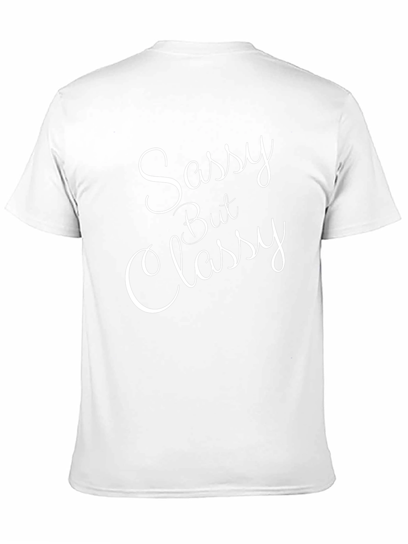 Sassy But Classy Black Graphic Tee