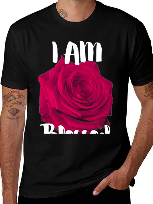 I Am Blessed Rose Graphic T-Shirt
