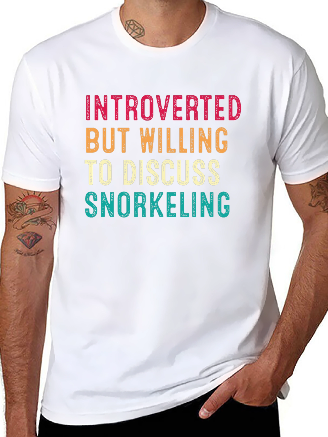 Introverted Snorkeling Graphic Tee