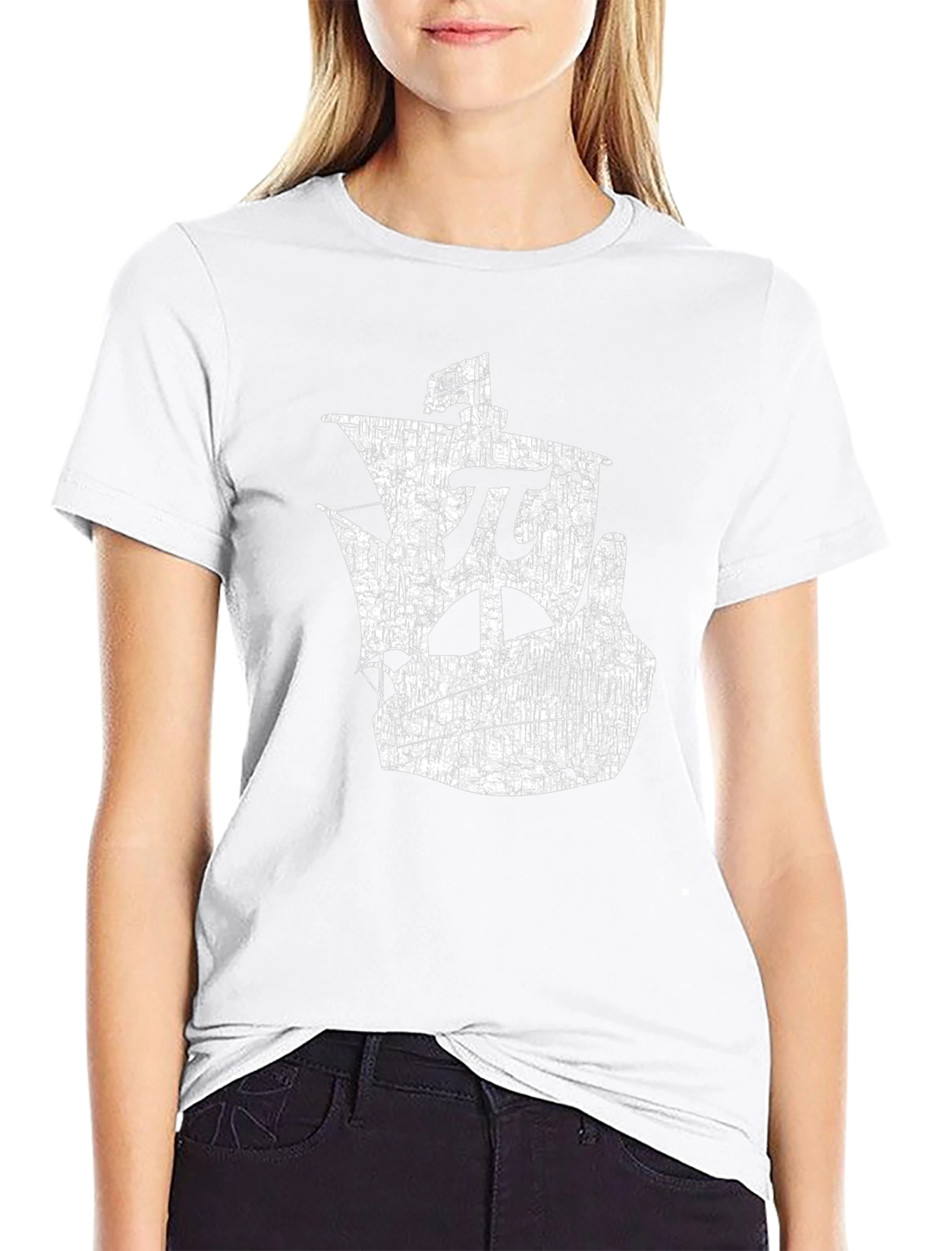 Pi Rate Math Pirate Ship Tee