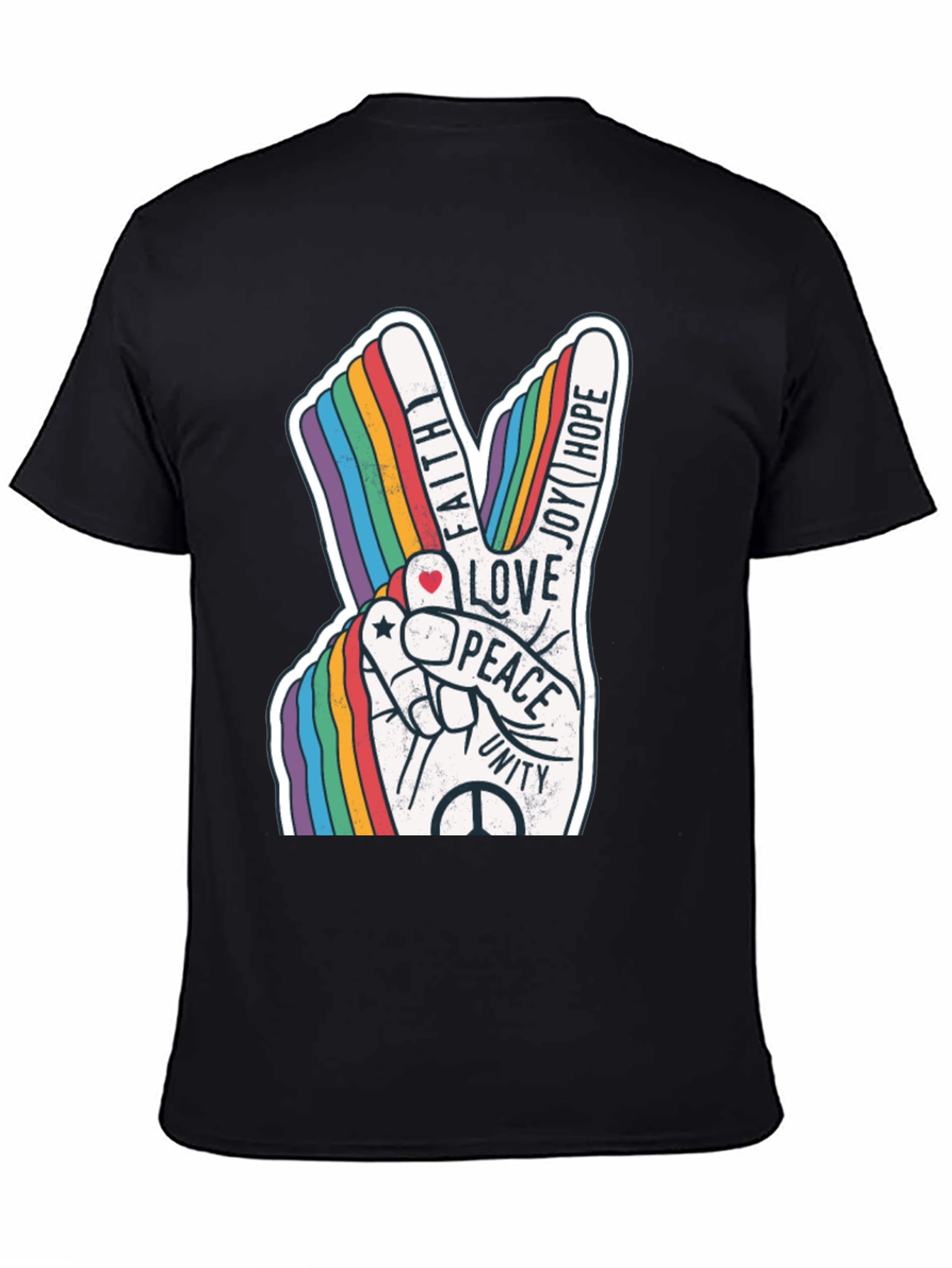 Peace Love Unity Rainbow T-Shirt