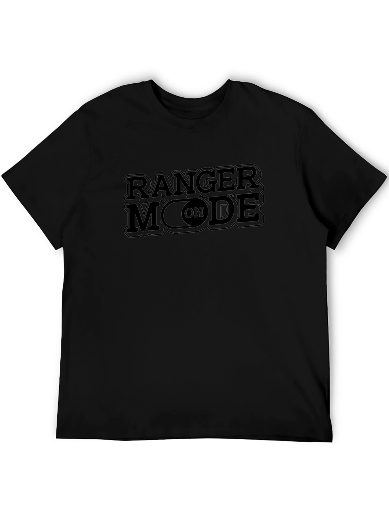 Ranger Mode On Black Graphic Tee