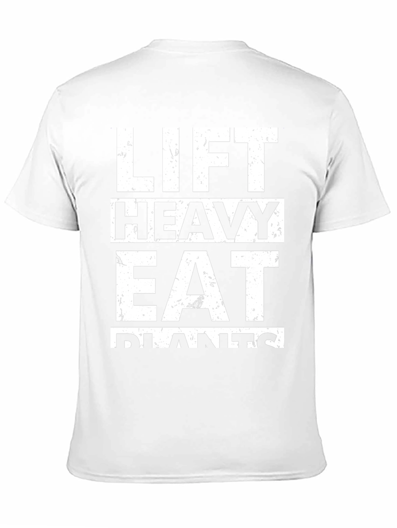 Lift Heavy Eat Plants Black T-Shirt