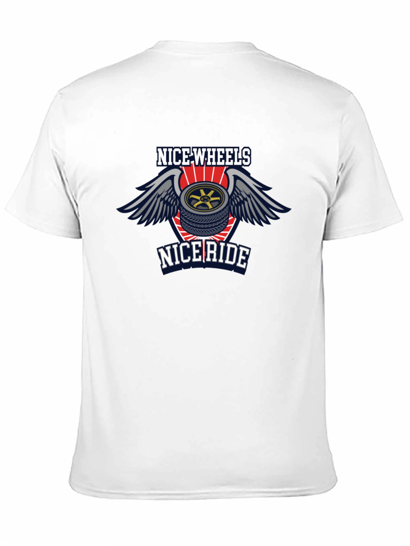 Nice Wheels Nice Ride Black T-Shirt