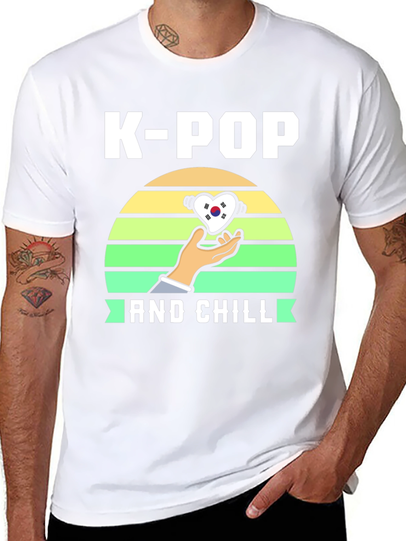 K-Pop and Chill Graphic Tee