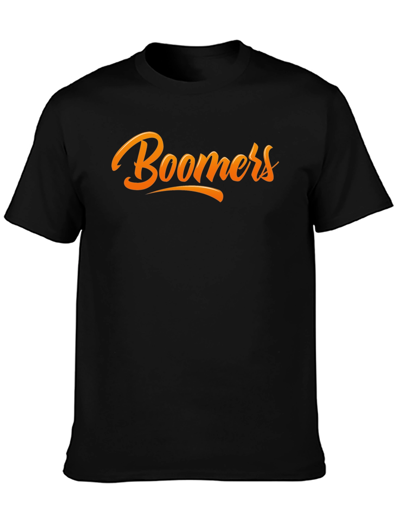 Boomers Graphic Tee - Stylish Black T-Shirt