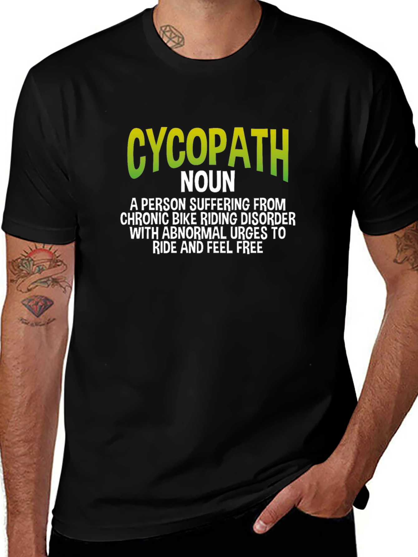 CycoPath Biker T-Shirt - Funny Cycling Disorder Tee