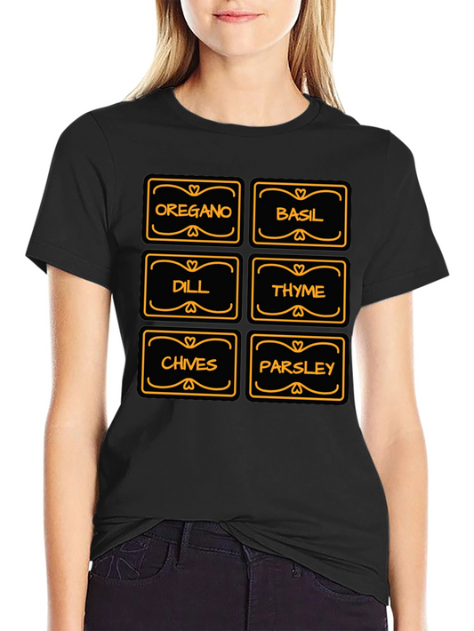 Herb Garden T-Shirt - Oregano Basil Dill & More!
