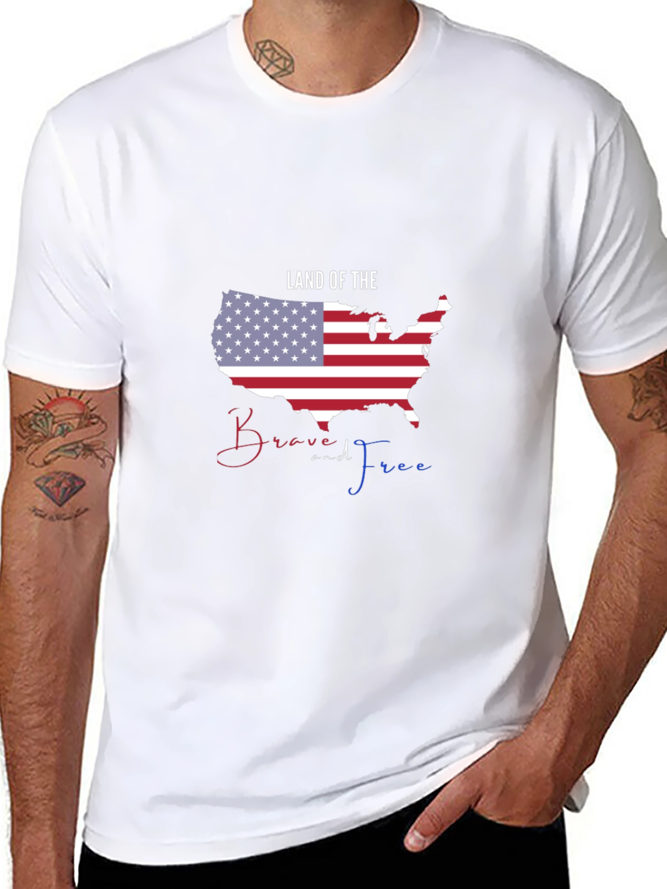 USA Land of the Brave & Free T-Shirt