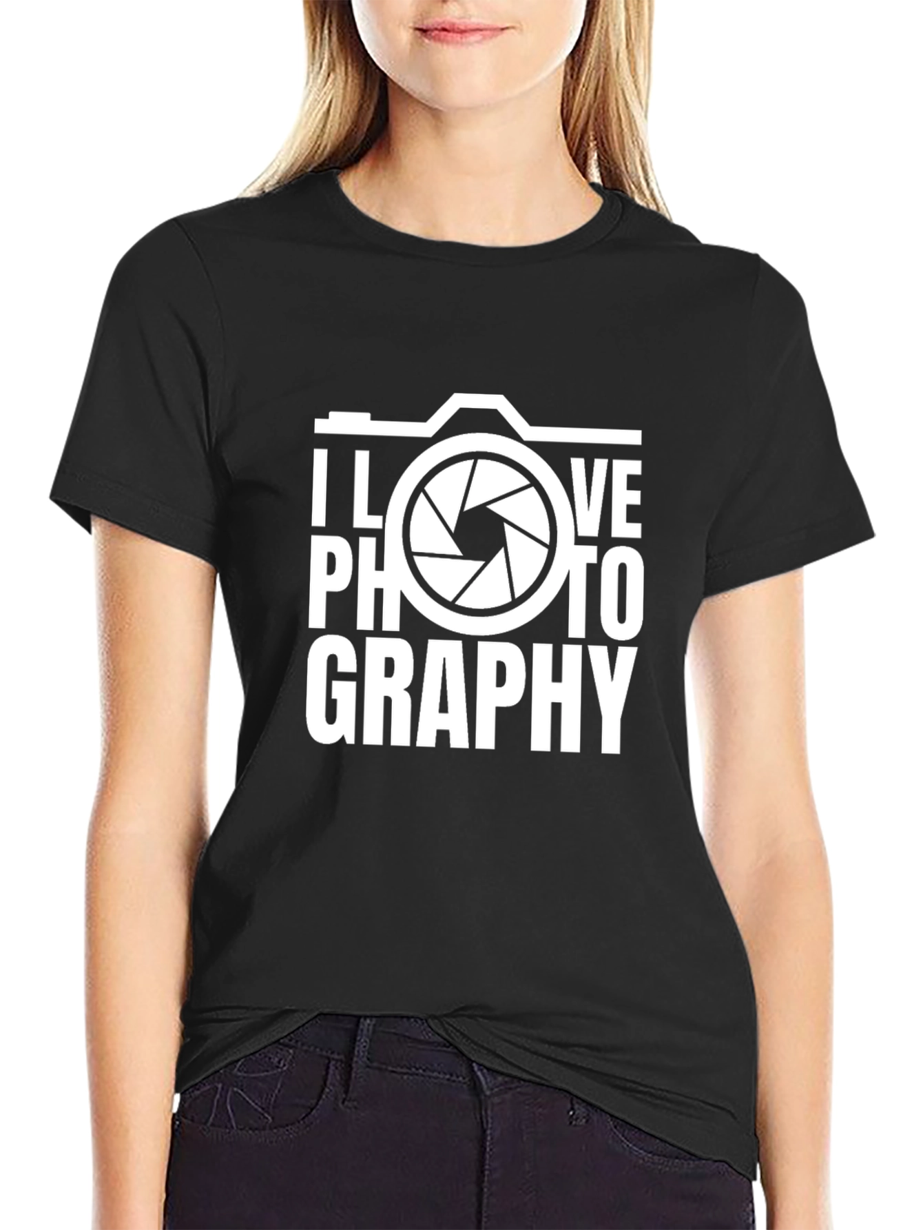 I Love Photography Graphic Tee Shirt
