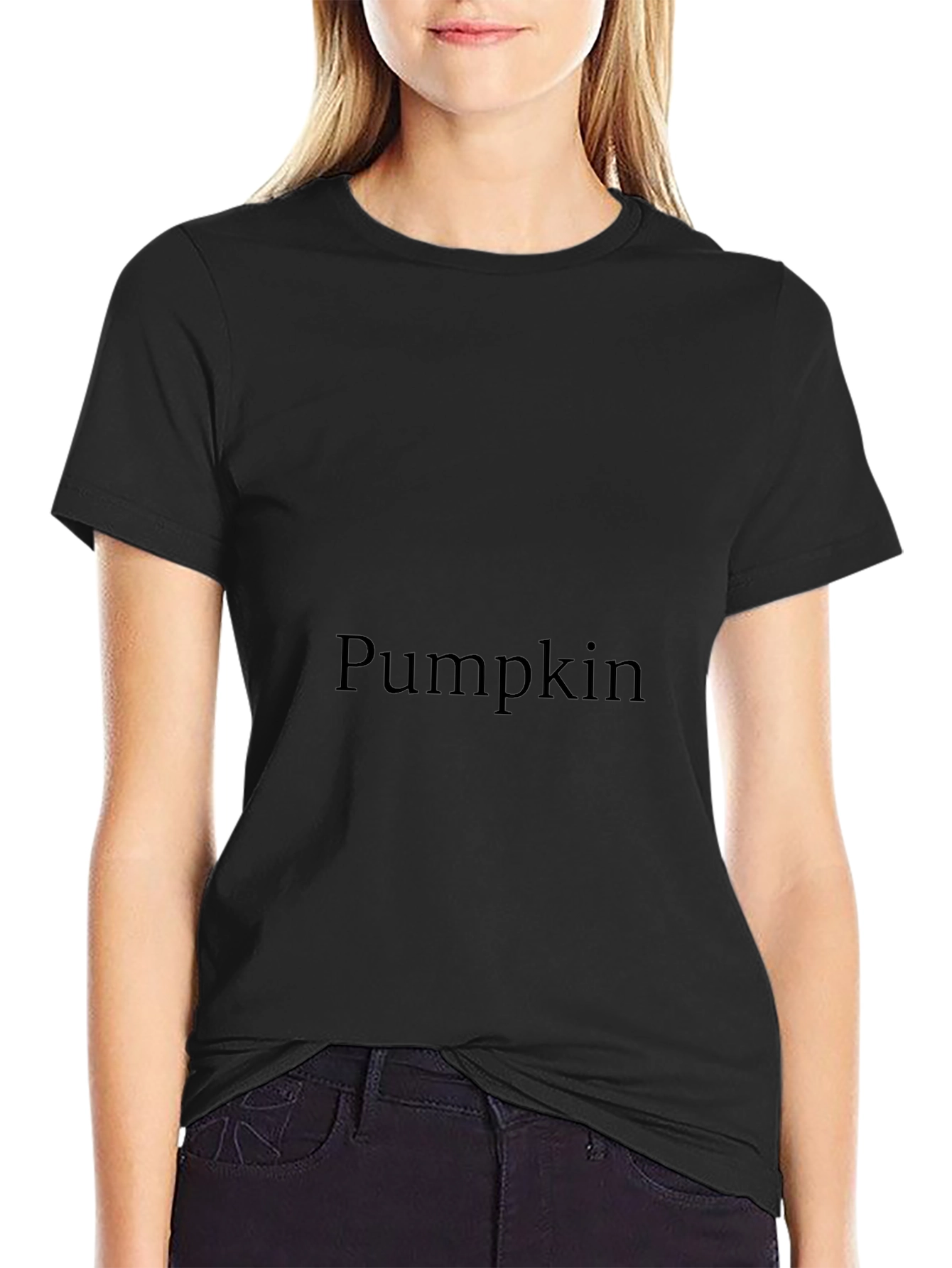 Plain Black T-Shirt - Unisex Casual Wear
