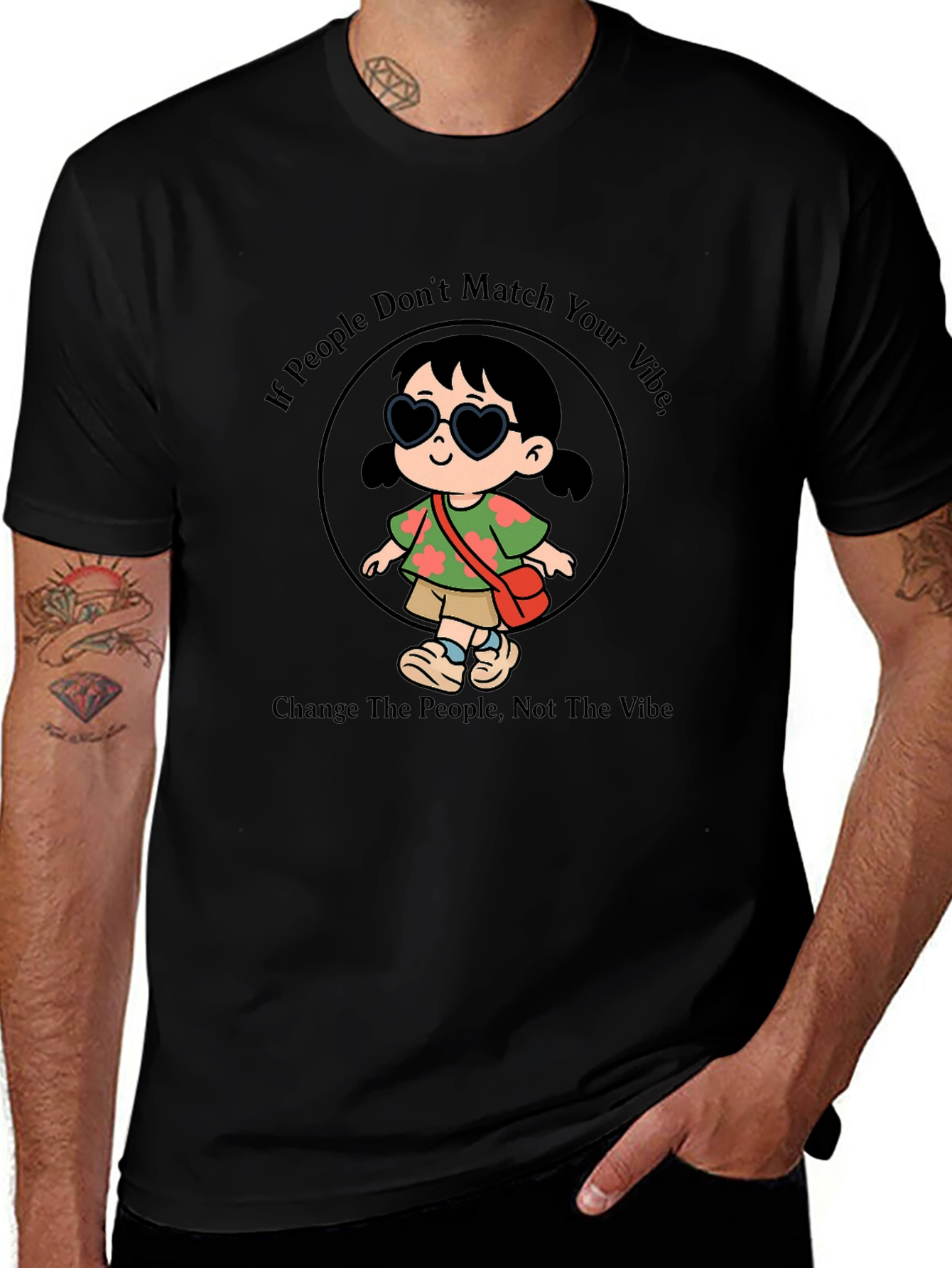 Vibe Graphic Tee - Change People Not The Vibe