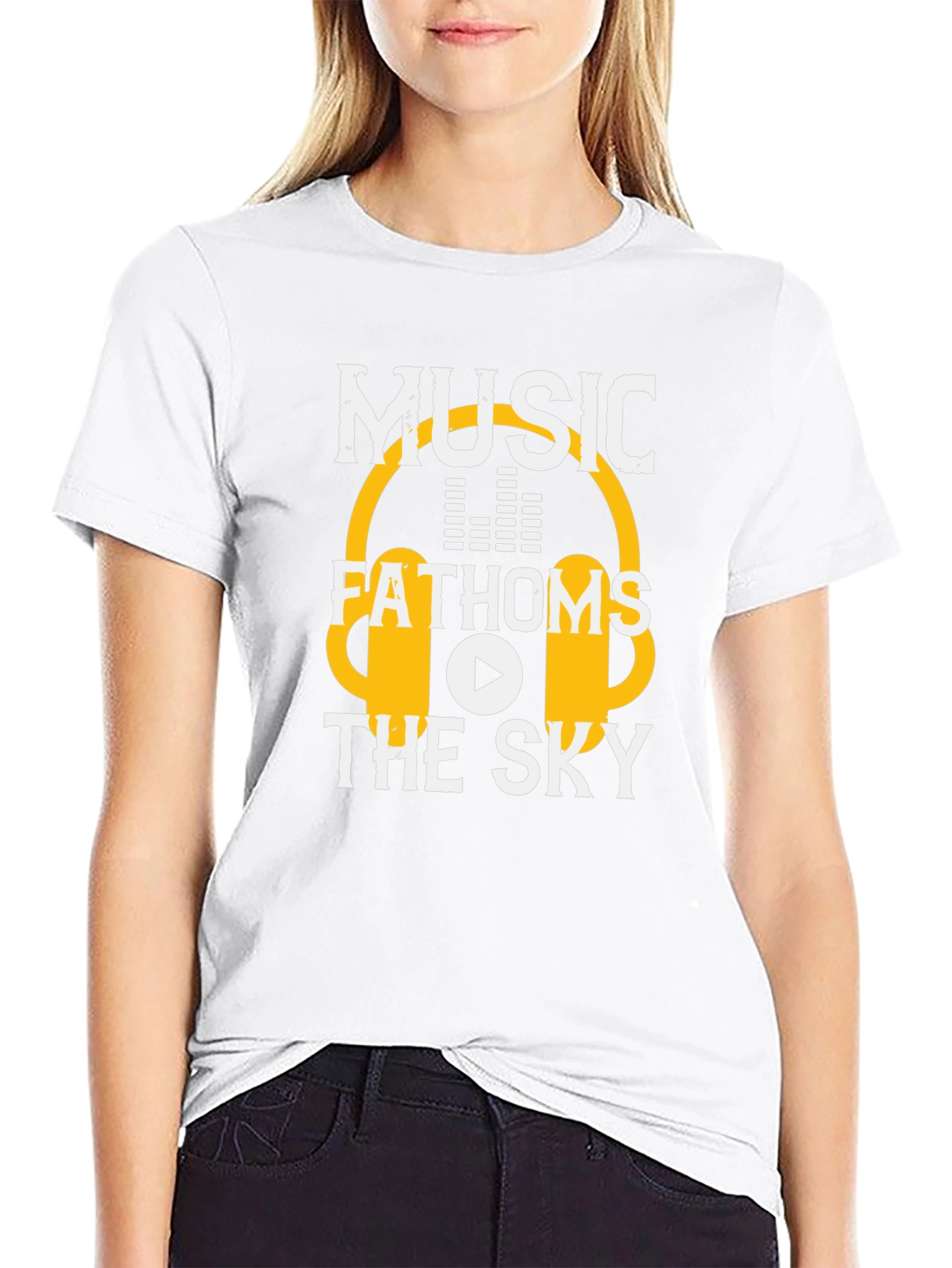 Music Fathoms the Sky Graphic Tee