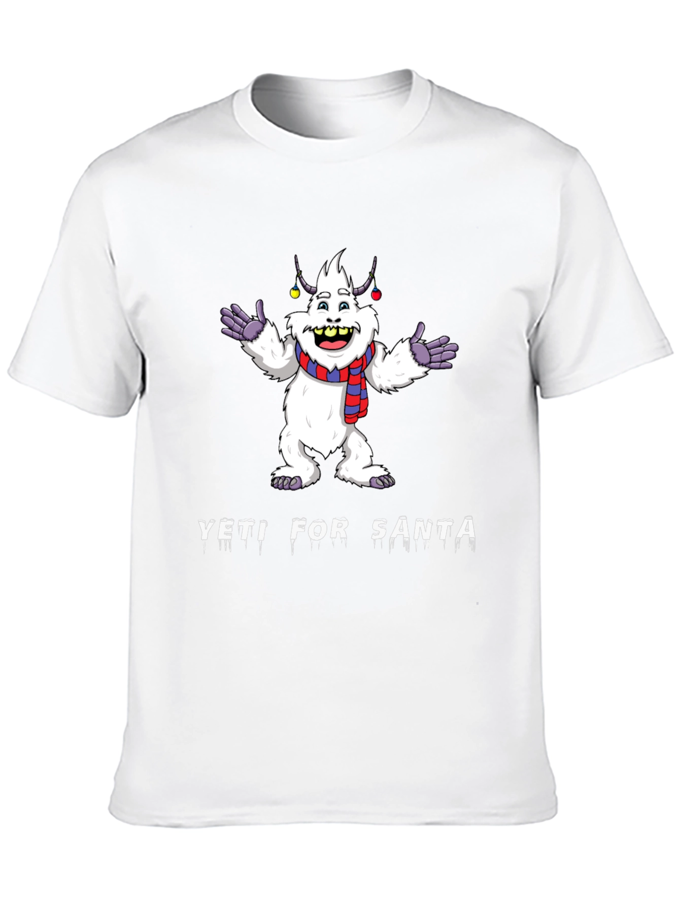 Yeti for Santa Graphic Tee - Black