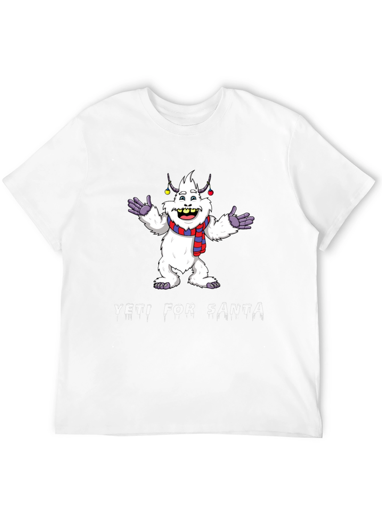 Yeti for Santa Graphic Tee - Black