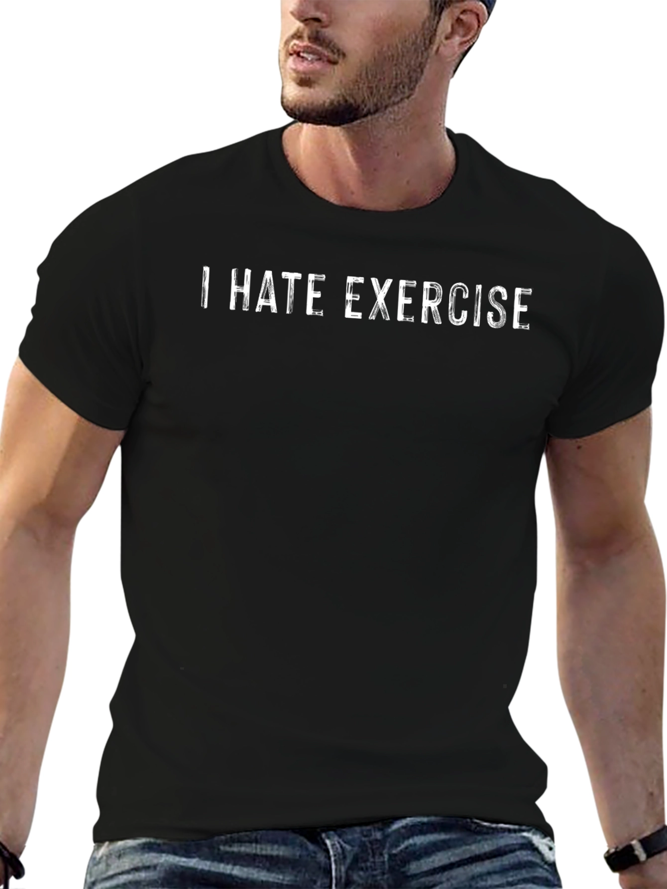 I Hate Exercise T-Shirt - Funny Anti-Workout Tee