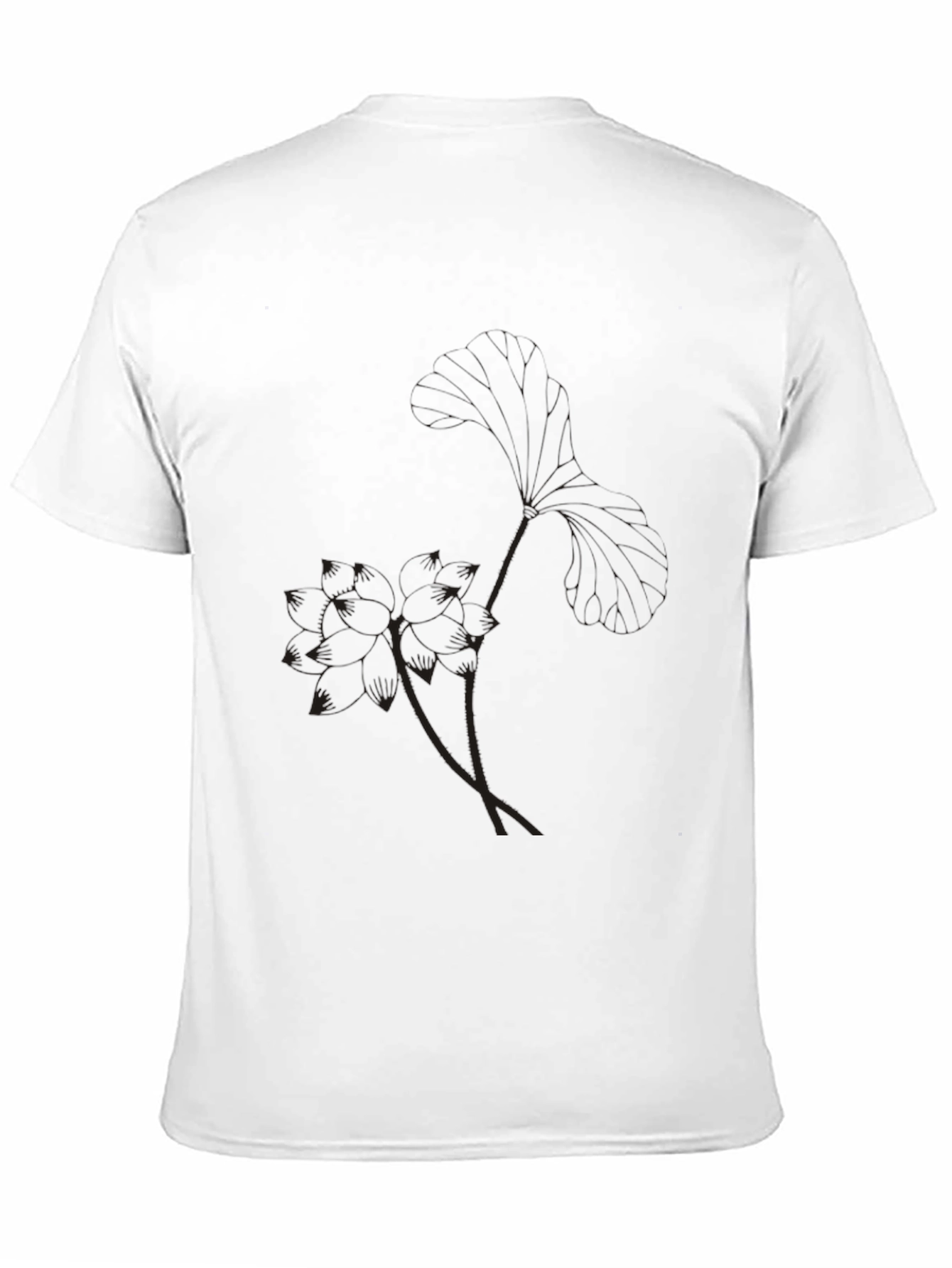 Stylish Black Graphic Print Mens T-Shirt