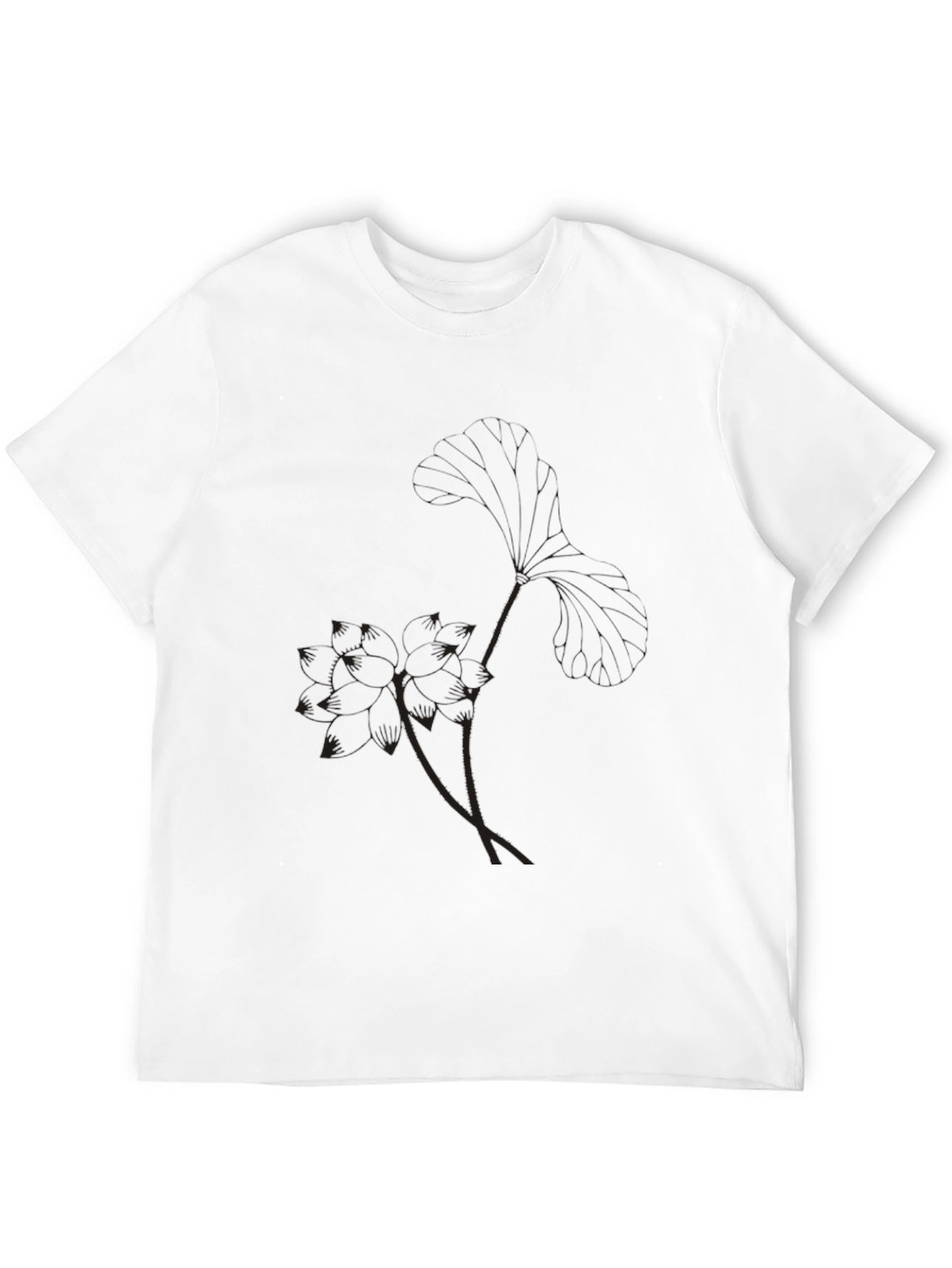 Stylish Black Graphic Print Mens T-Shirt