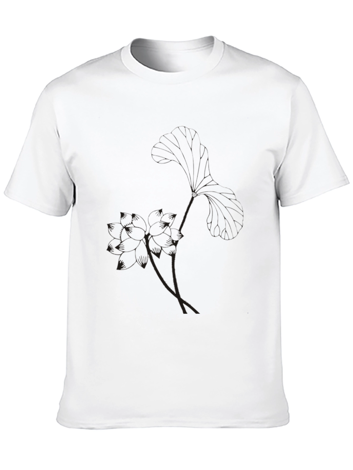 Stylish Black Graphic Print Mens T-Shirt