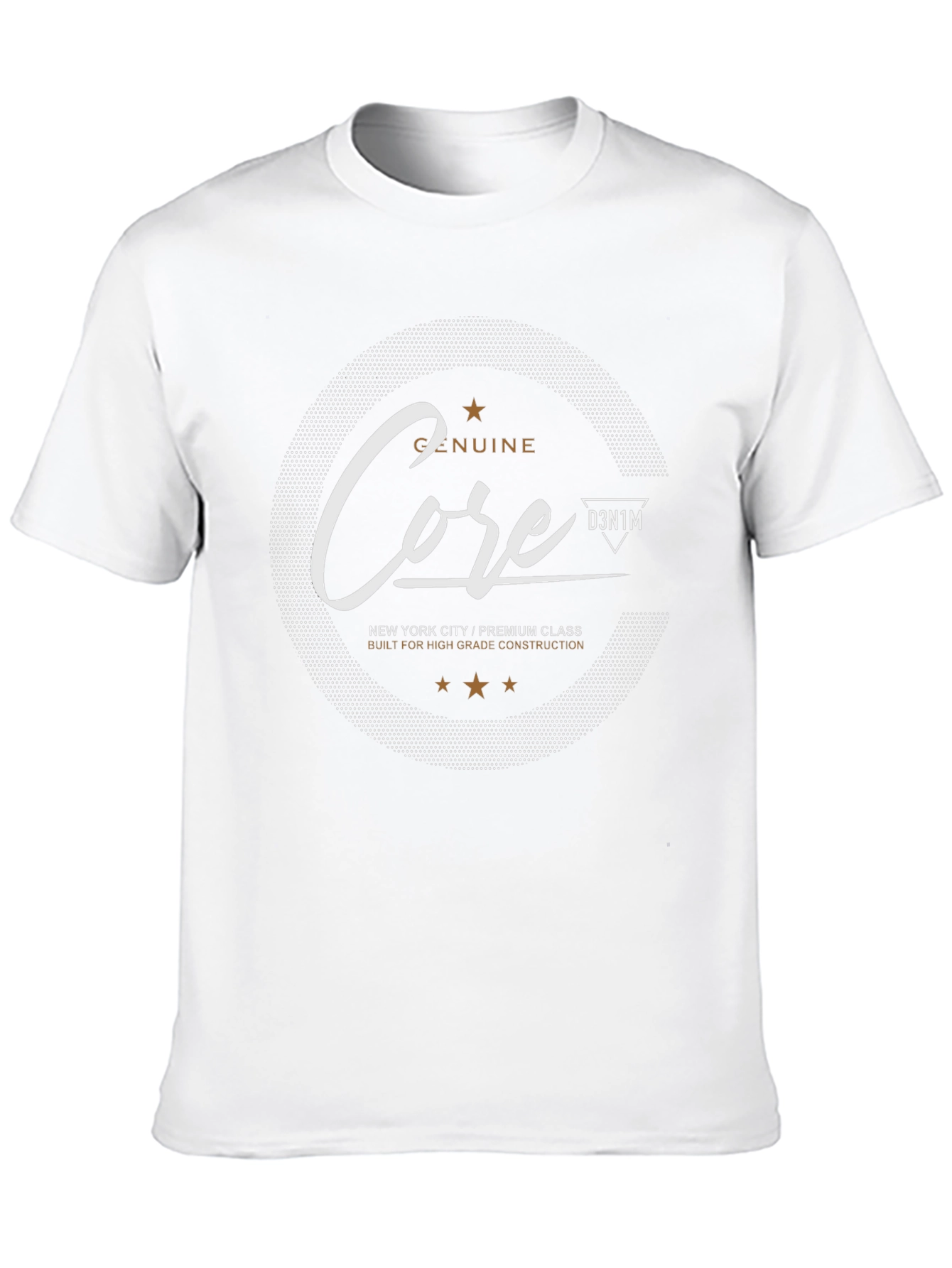 Mens Black Core Graphic Print T-Shirt