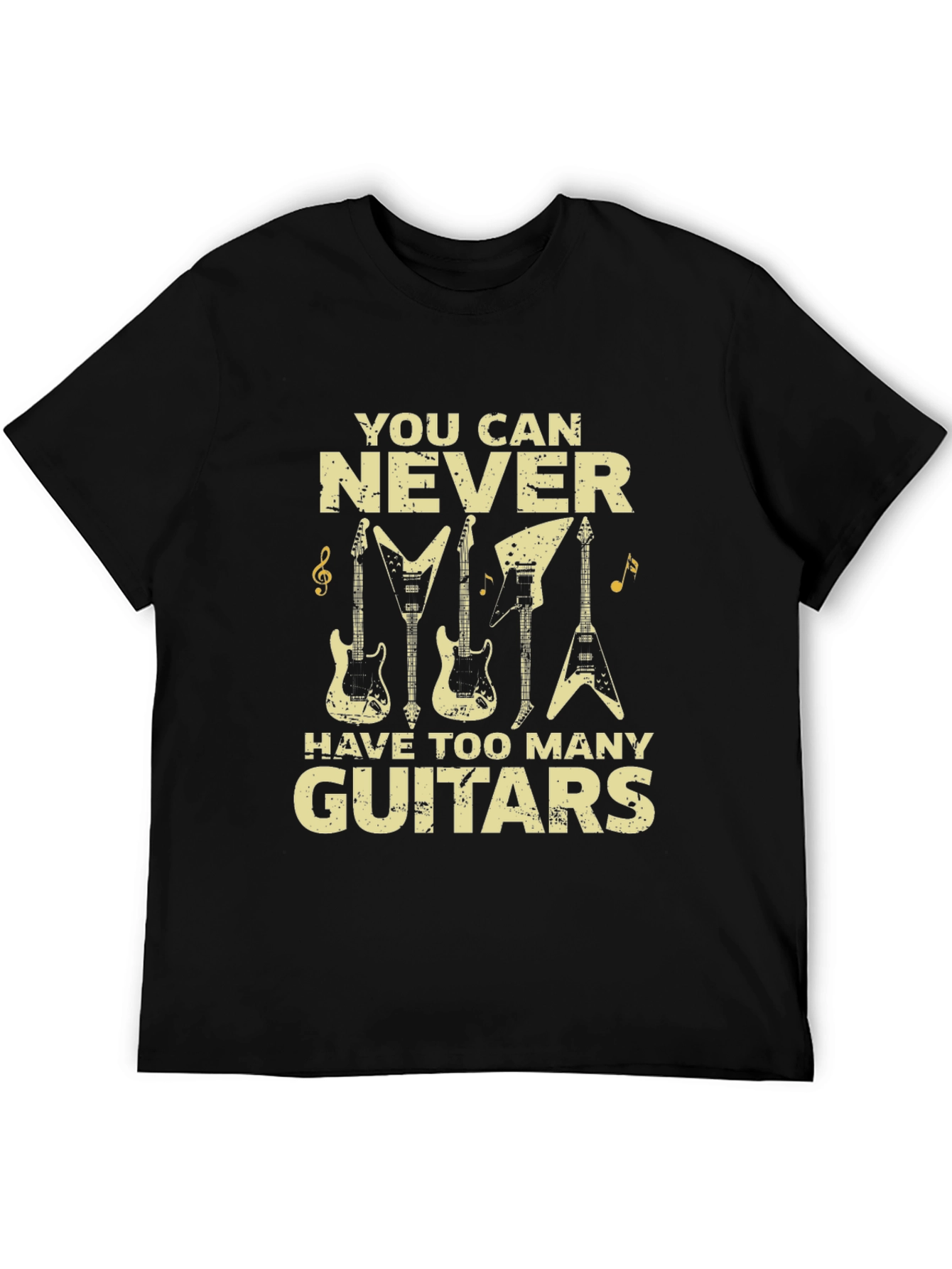 You Can Never Have Too Many Guitars Graphic T-Shirt