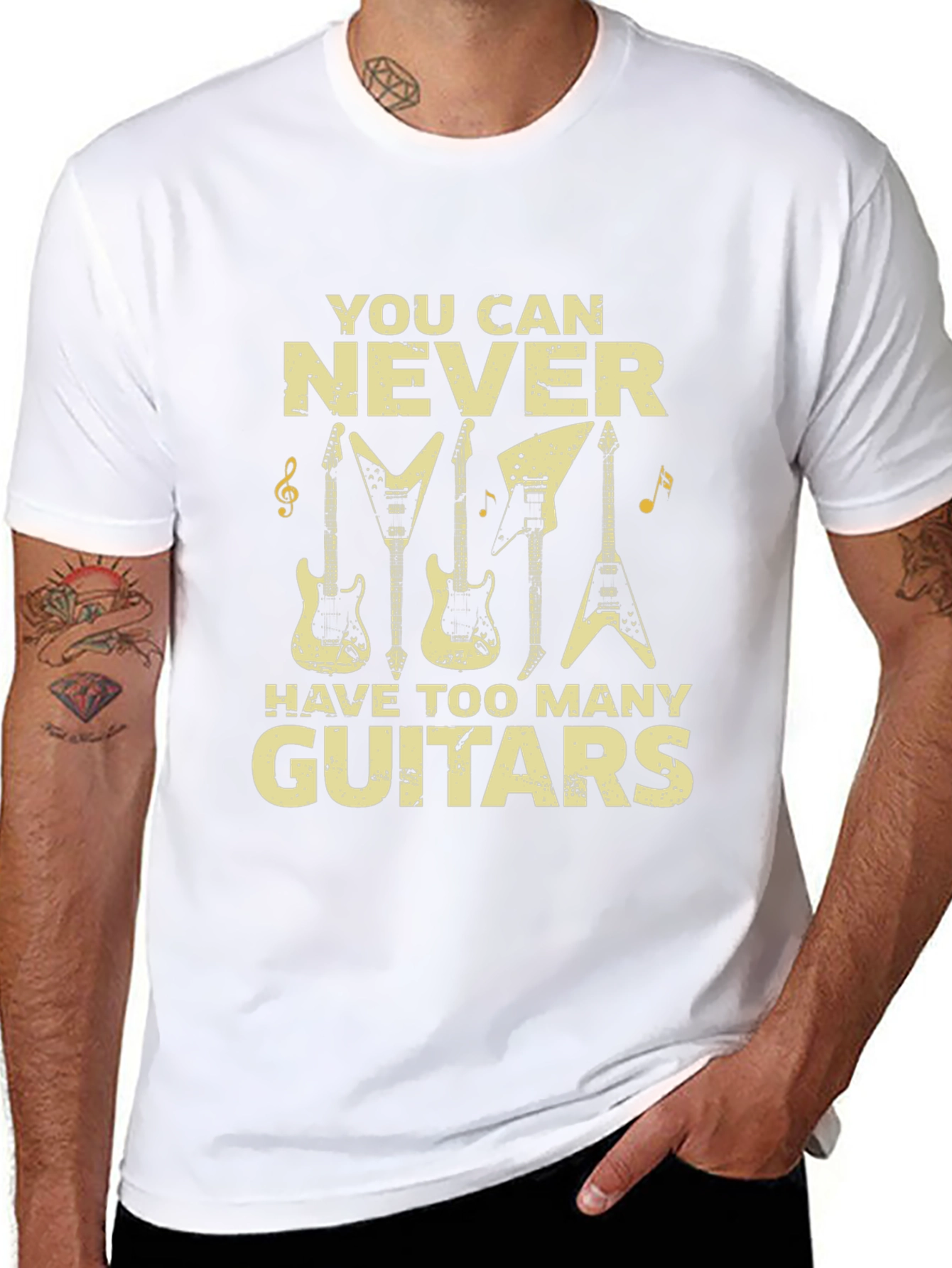 You Can Never Have Too Many Guitars Graphic T-Shirt