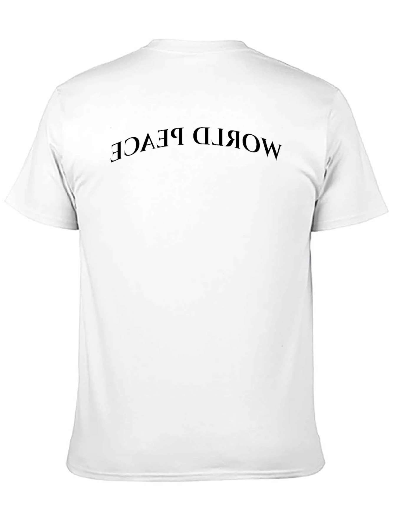 Black World Peace T-Shirt - Unisex