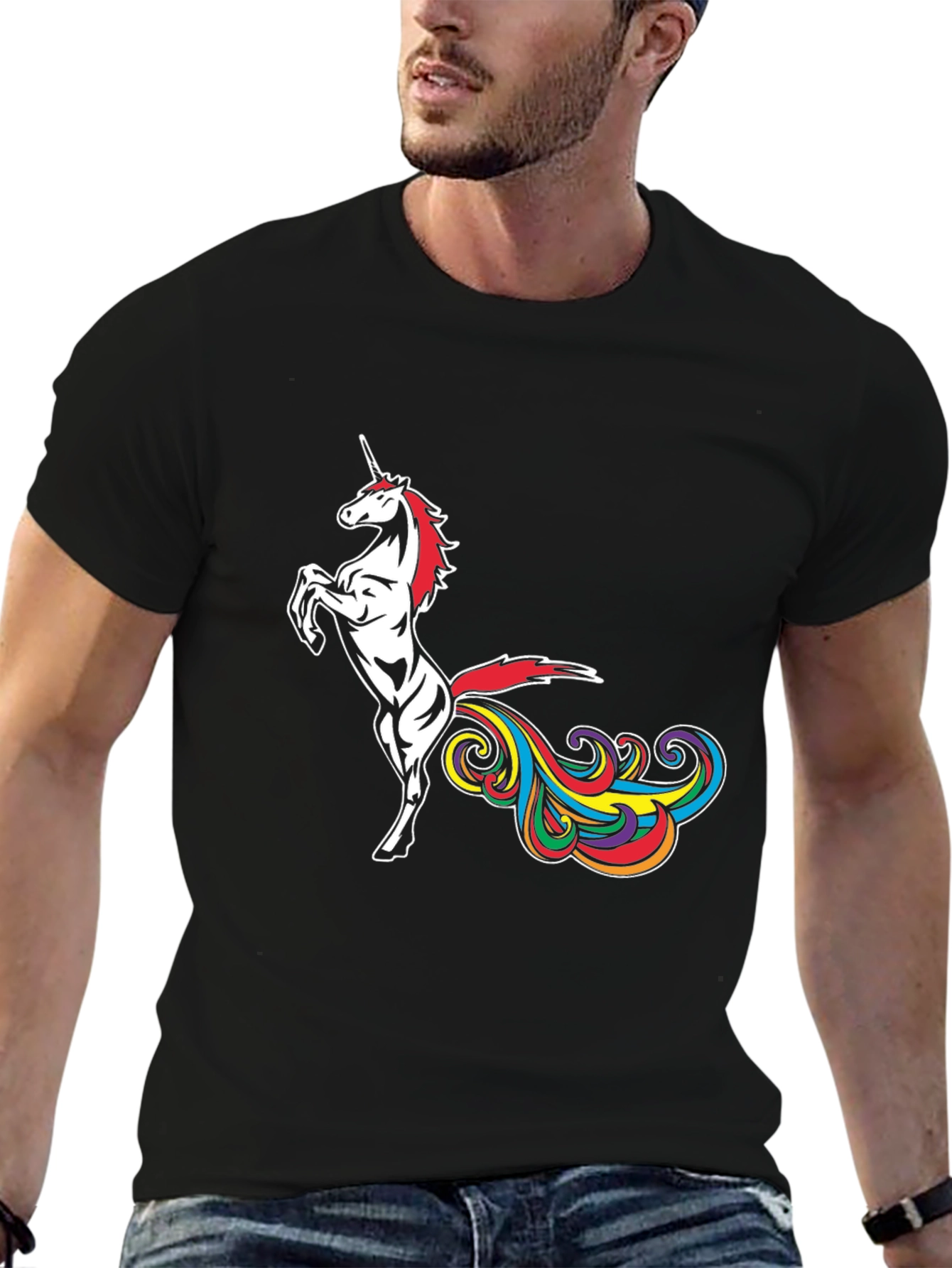 Unicorn Rainbow Funny Tee