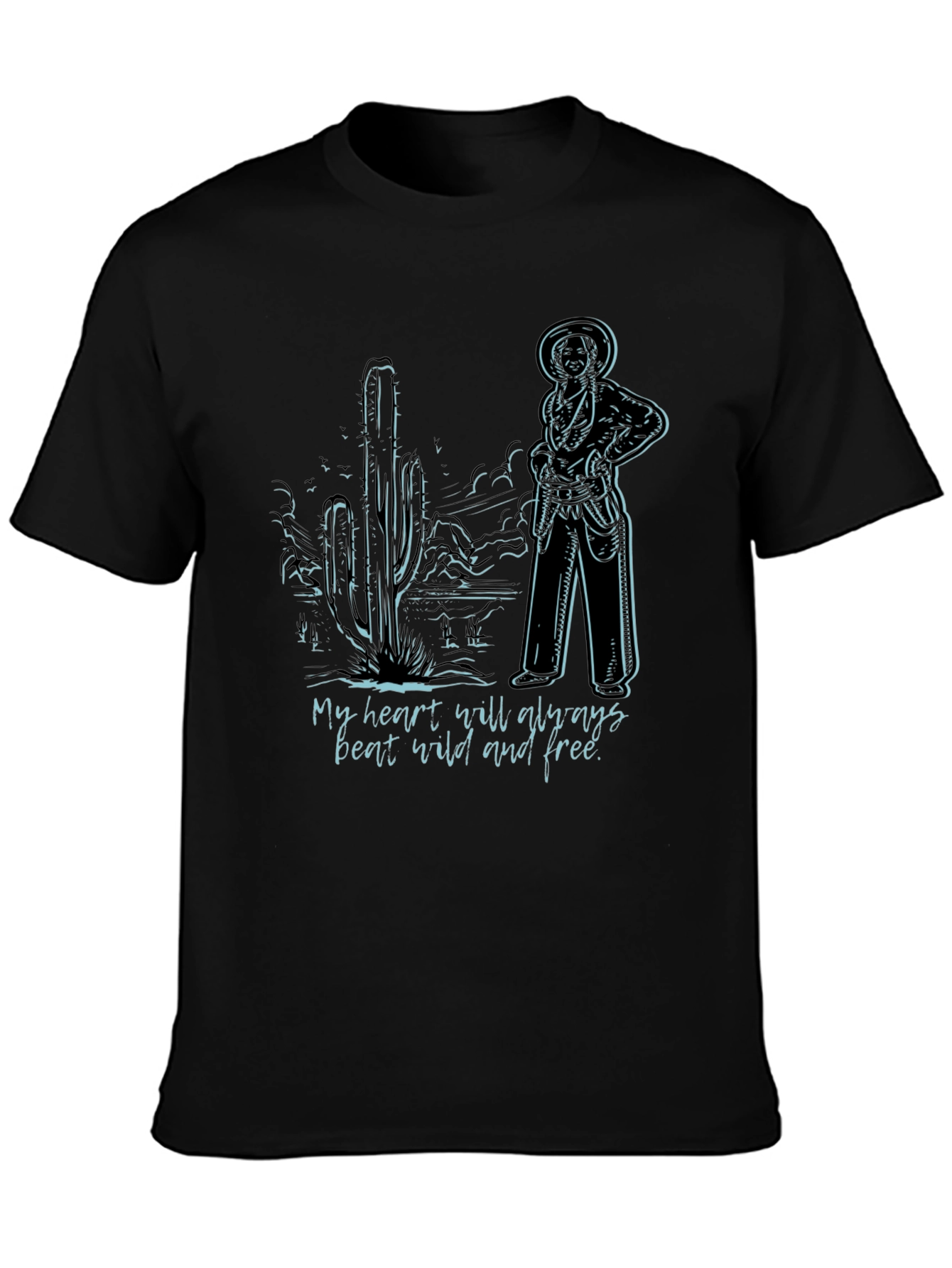 Wild Heart Cowboy Graphic Tee